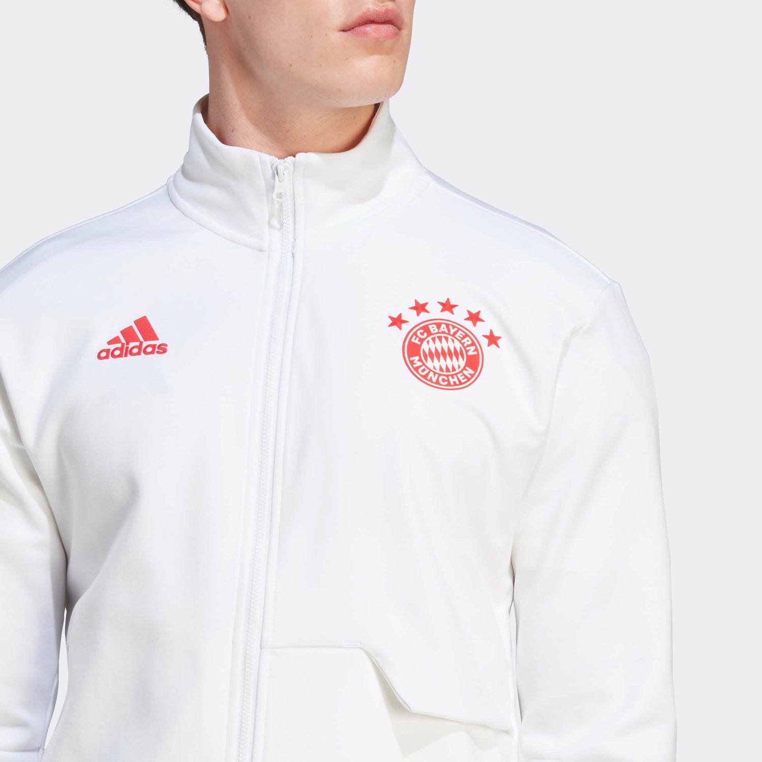 adidas 2023-24 Bayern Munich Men's Anthem Jacket (Detail 1)