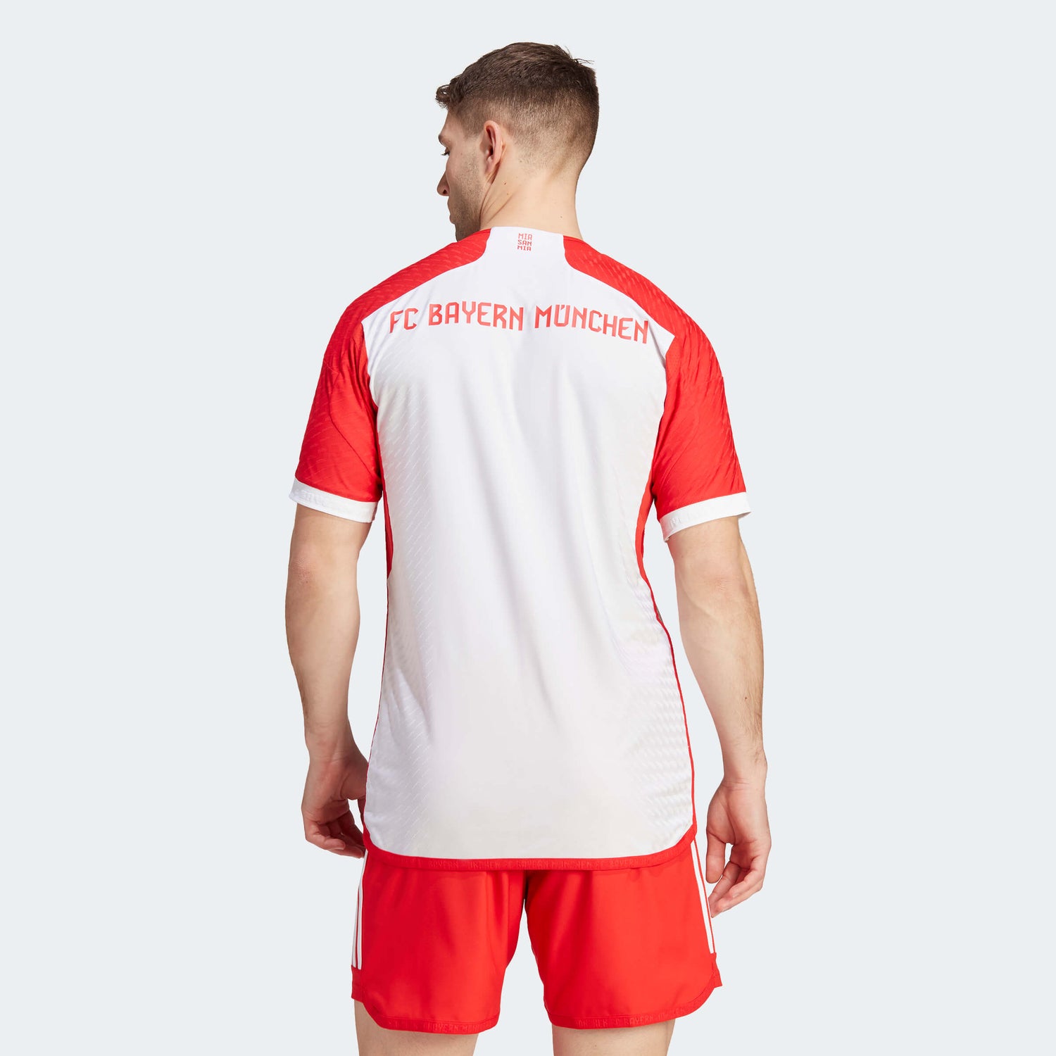 adidas 2023-24 Bayern Munich Men's Authentic Match Home Jersey (Model - Back)