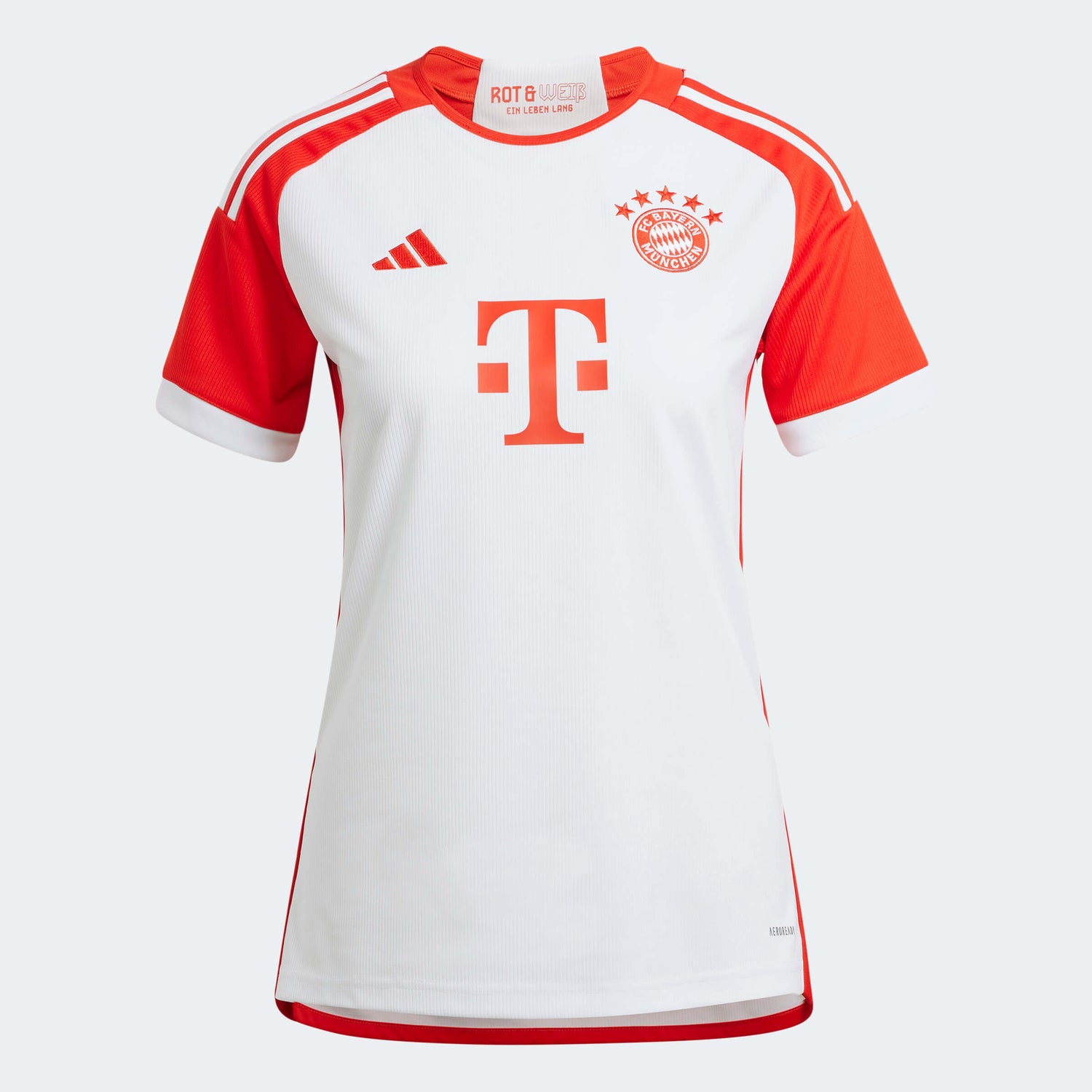 adidas 2023-24 Bayern Munich Women's Stadium Home Jersey (Front)