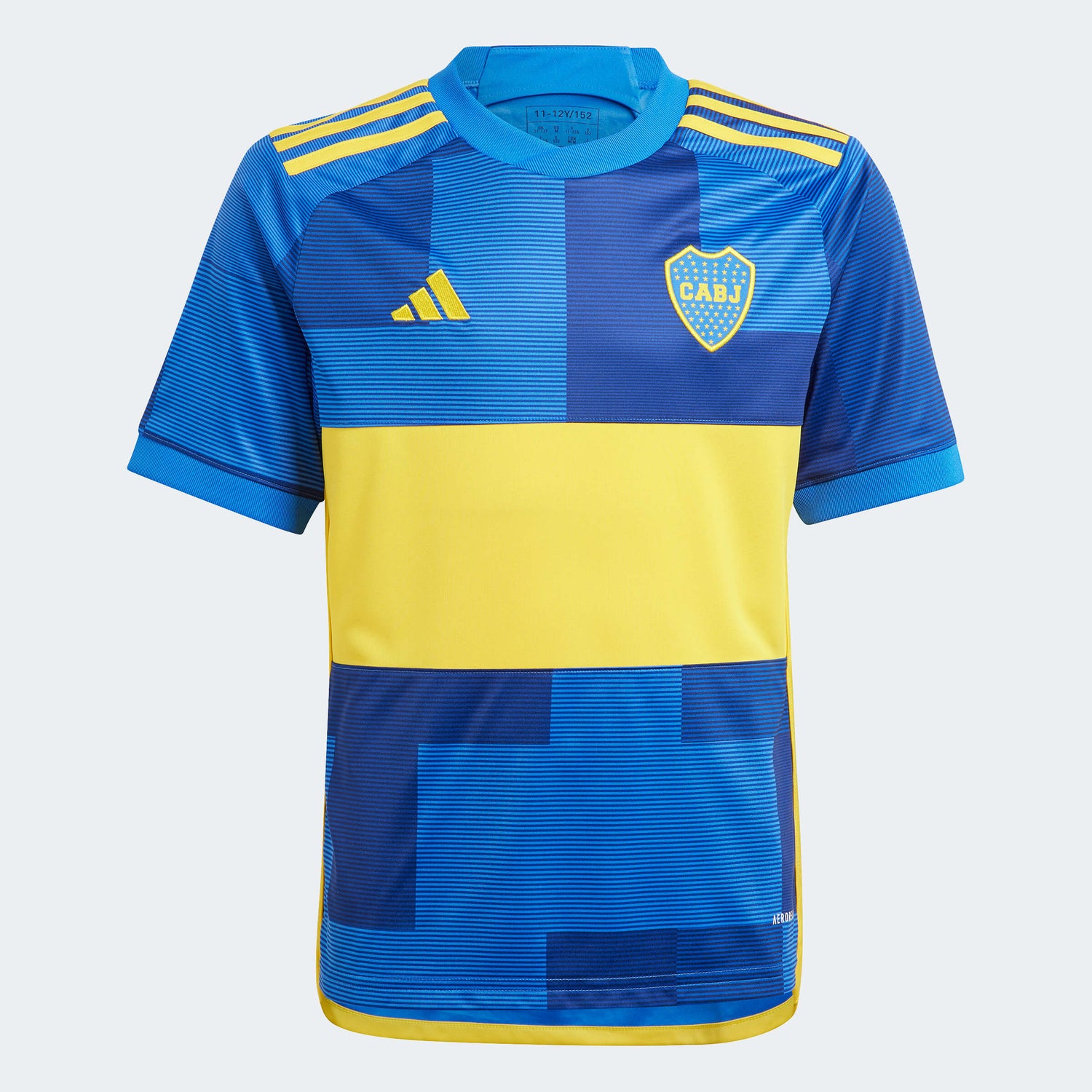 adidas 2023-24 Boca Juniors Youth Stadium Home Jersey (Front)