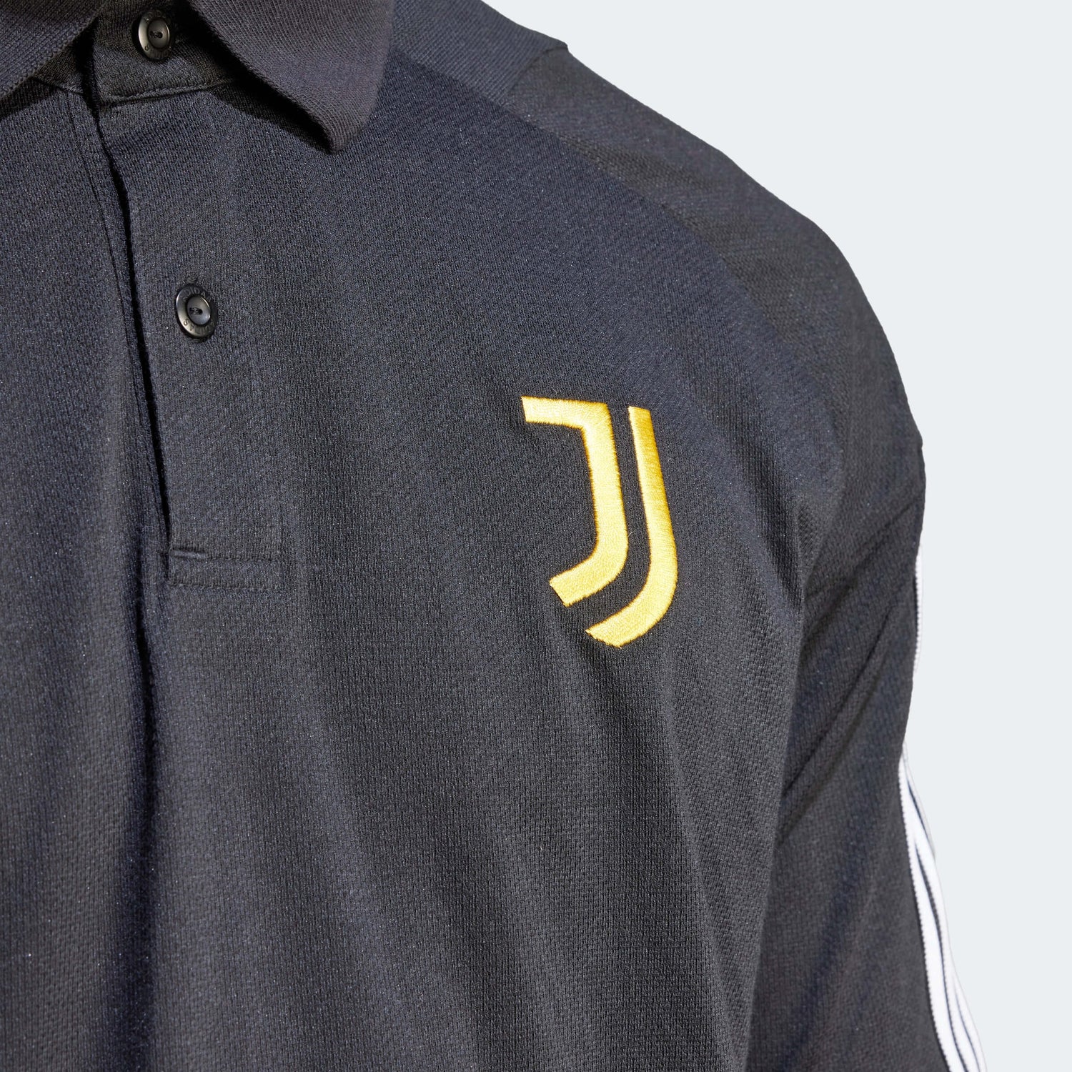 adidas 2023-24 Juventus Men's CO Polo Shirt (Detail 1)