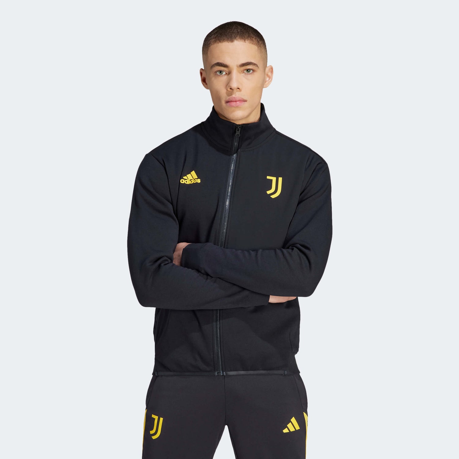 adidas 2023-24 Juventus Men's Anthem Jacket (Model - Front)