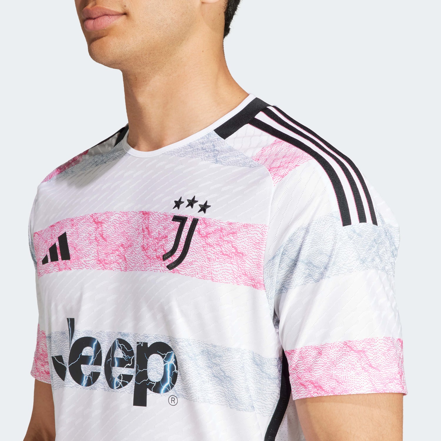 adidas 2023-24 Juventus Men's Authentic Away Jersey (Detail 1)
