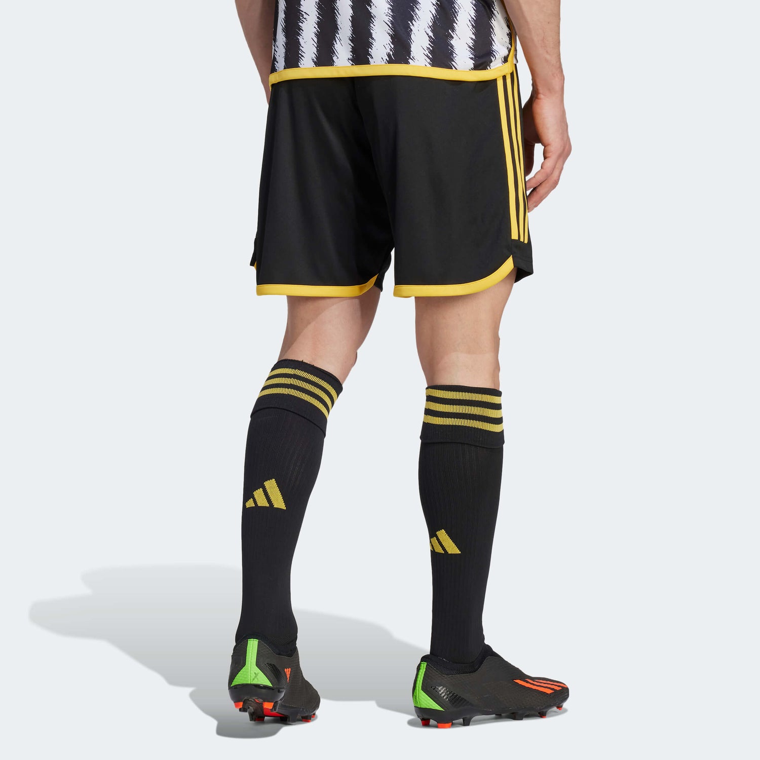 adidas 2023-24 Juventus Men's Home Shorts (Model - Back)