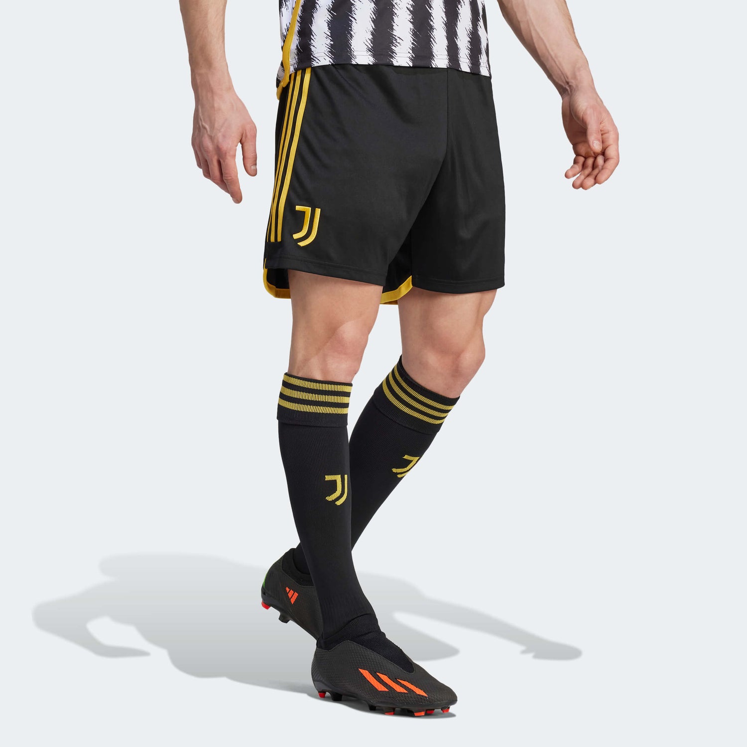 adidas 2023-24 Juventus Men's Home Shorts (Model - Front)