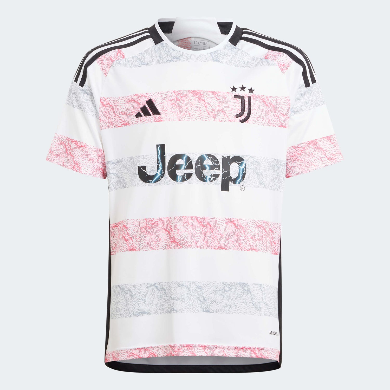 adidas 2023-24 Juventus Youth Stadium Away Jersey (Front)