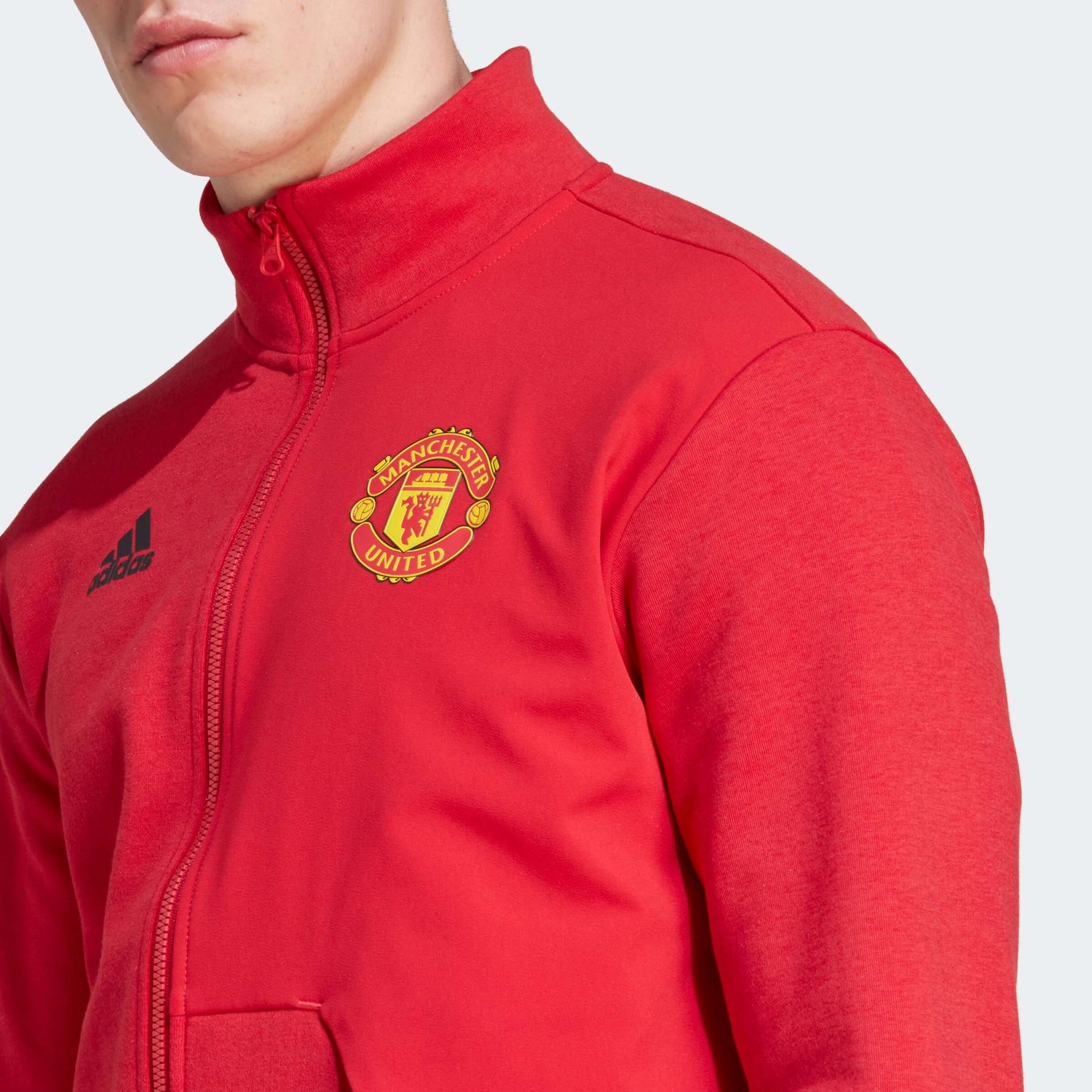 adidas 2023-24 Manchester United Men's Anthem Jacket (Detail 1)