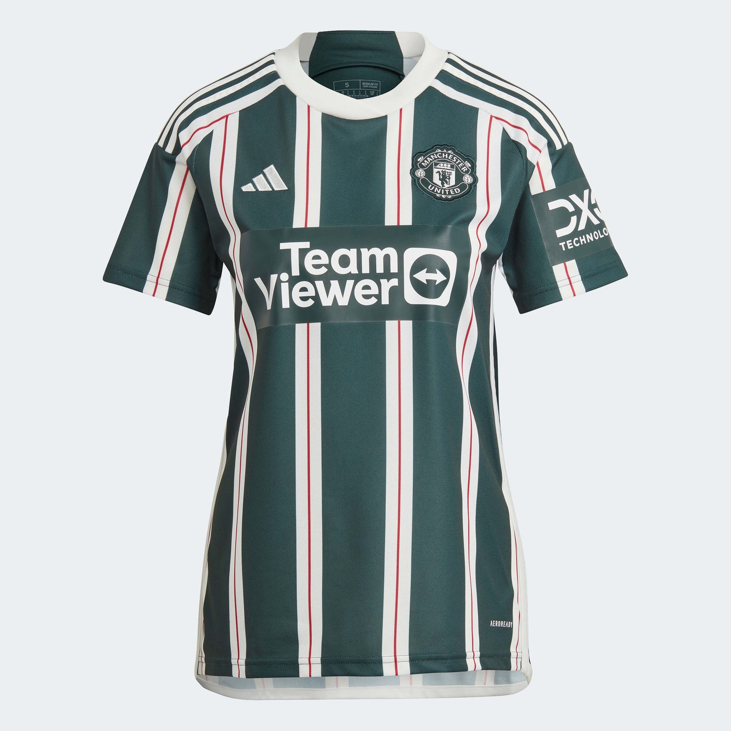 adidas 2023-24 Manchester United Women's Stadium Away Jersey (Front)