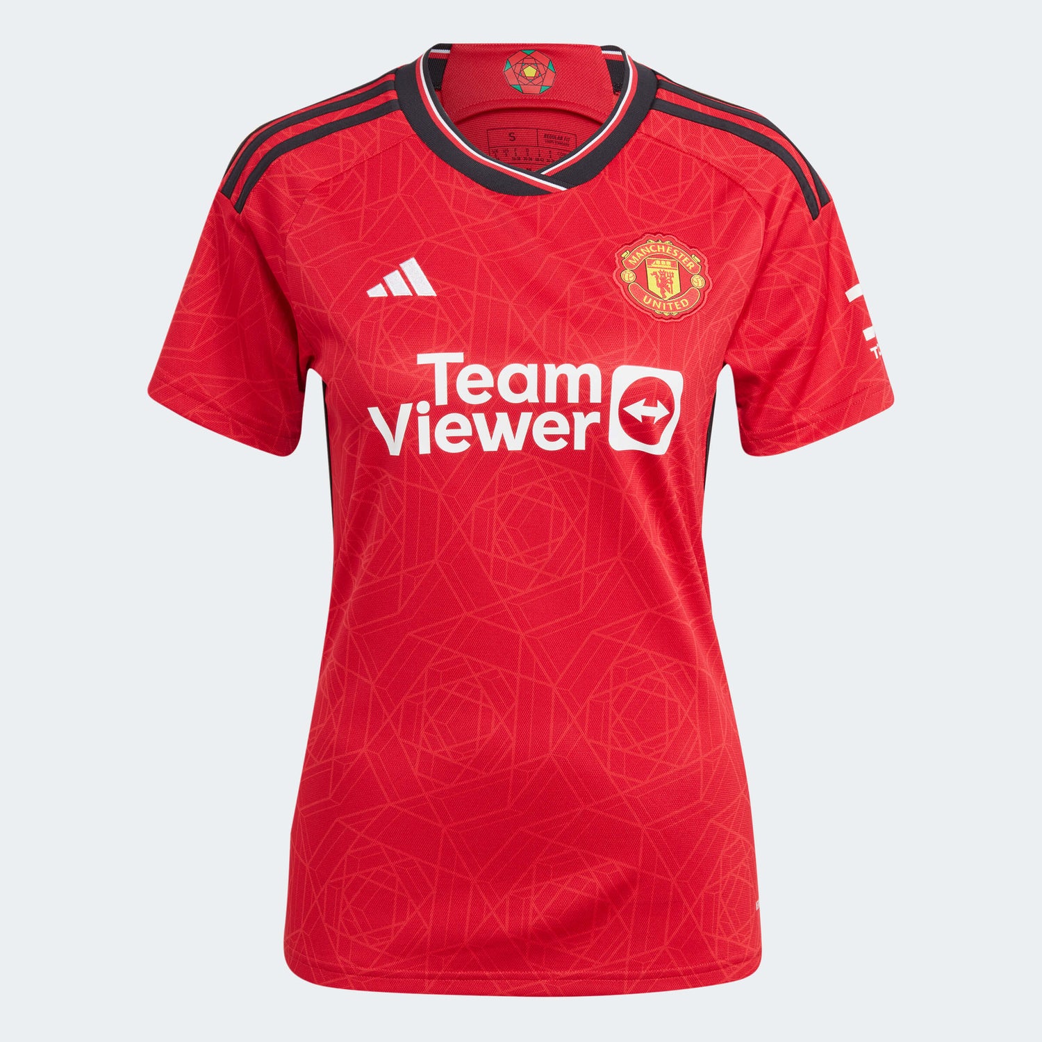 adidas 2023-24 Manchester United Women's Stadium Home Jersey (Front)