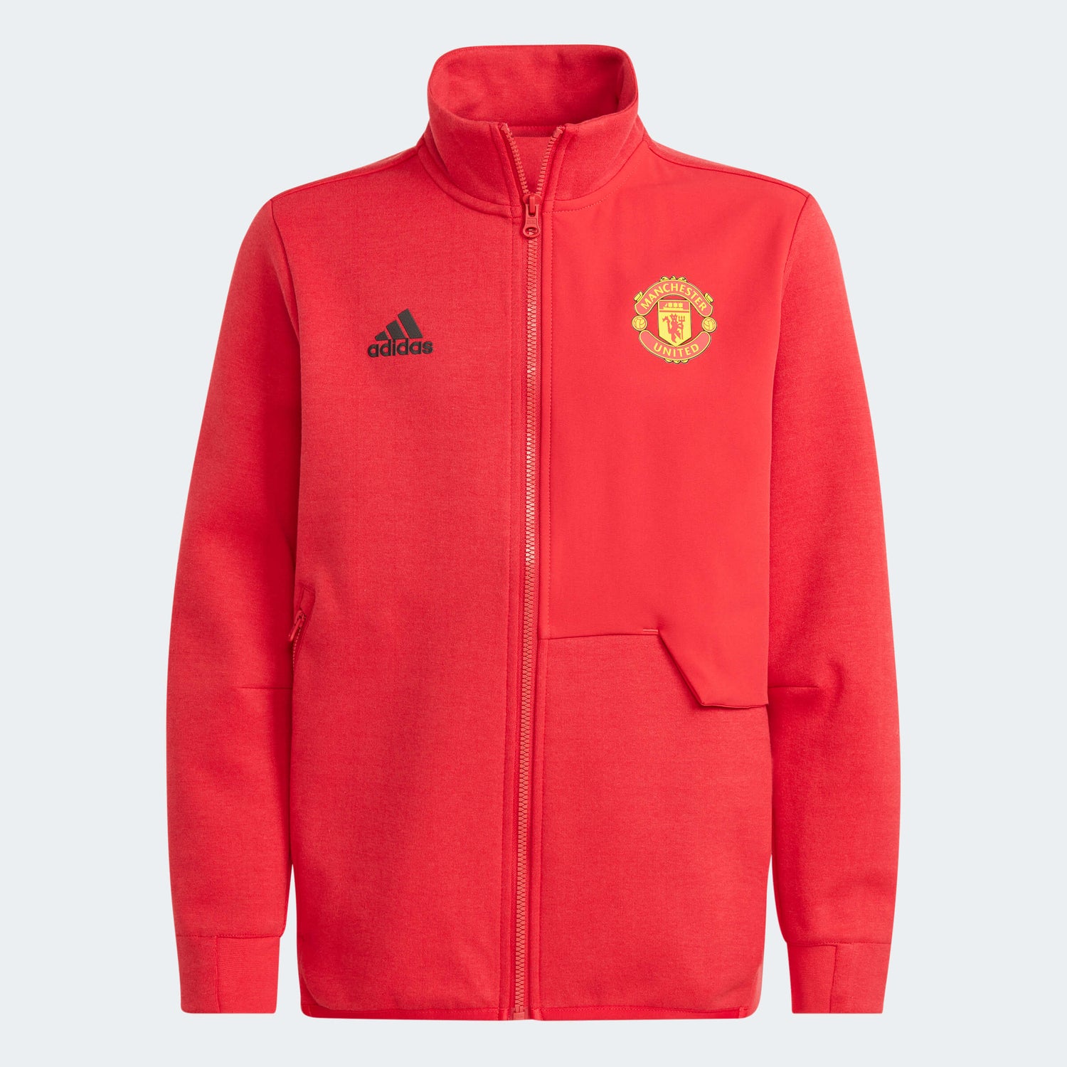 adidas 2023-24 Manchester United Youth Anthem Jacket (Front)