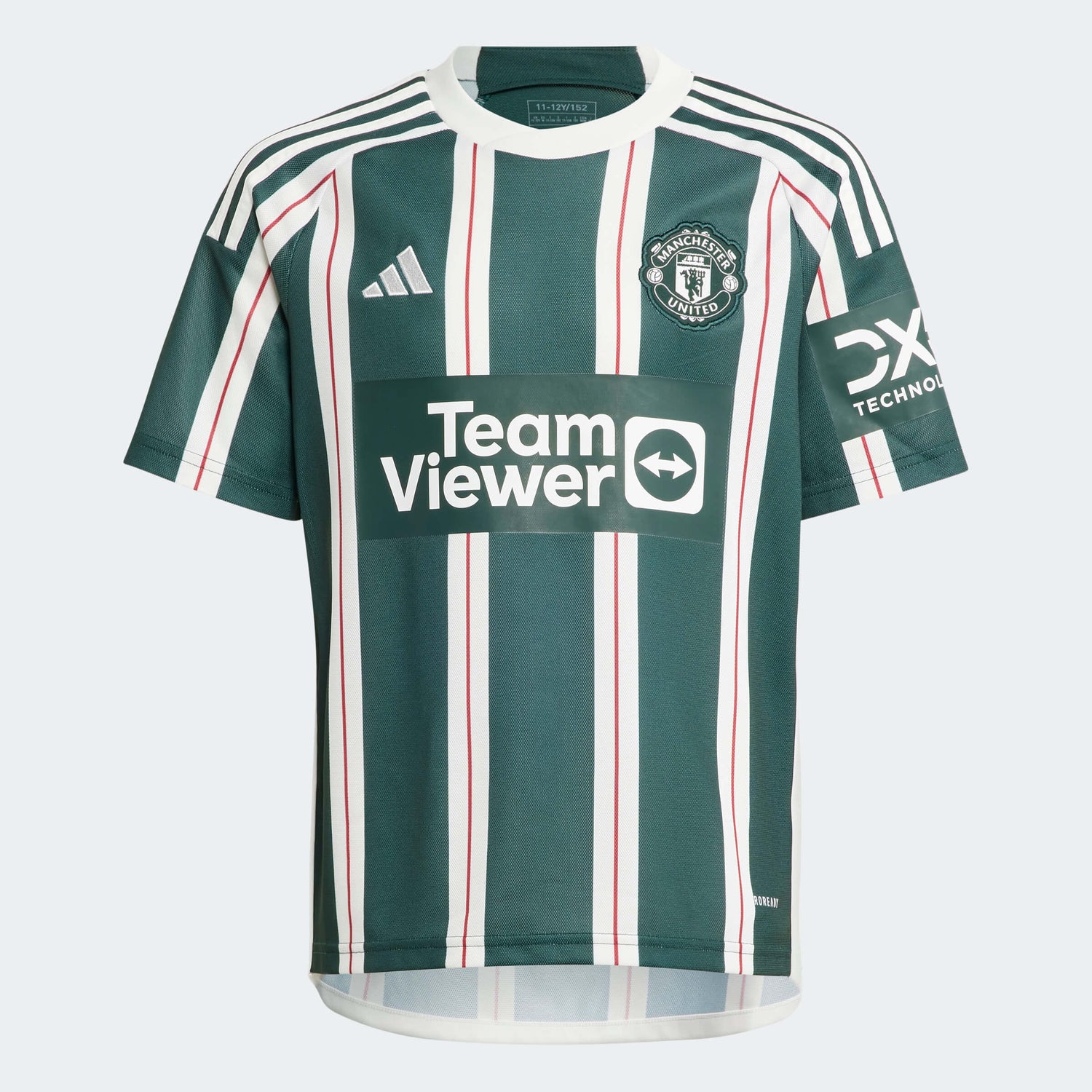 adidas 2023-24 Manchester United Youth Stadium Away Jersey (Front)