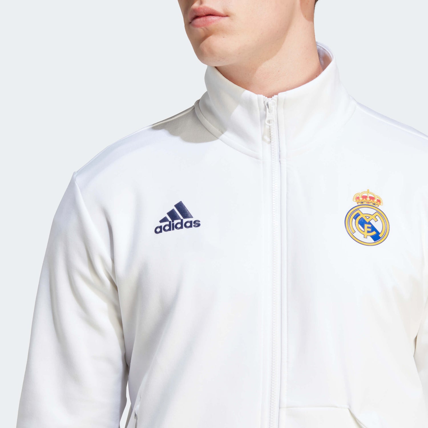 adidas 2023-24 Real Madrid Men's Anthem Jacket (Detail 1)