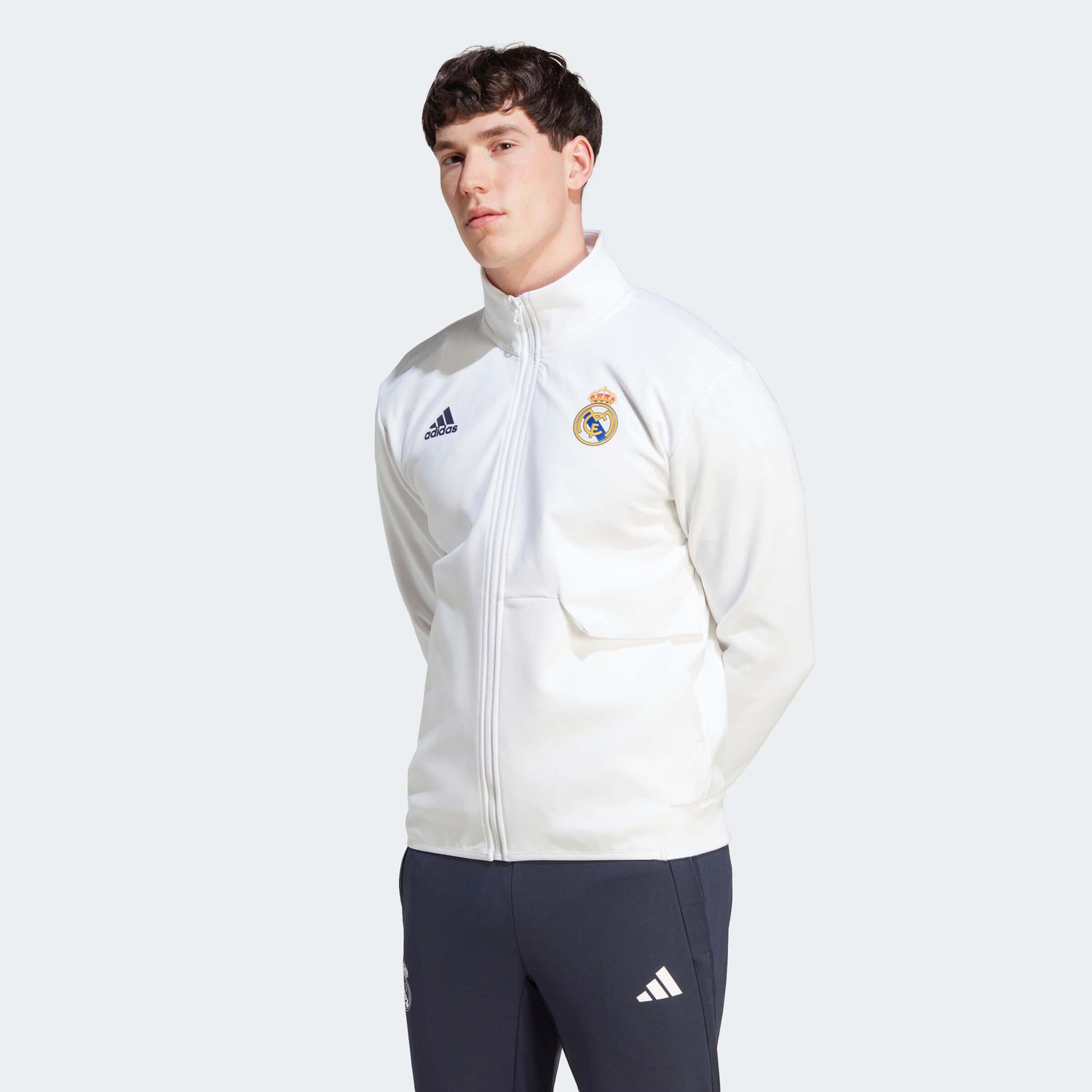 adidas 2023-24 Real Madrid Men's Anthem Jacket (Model - Front)