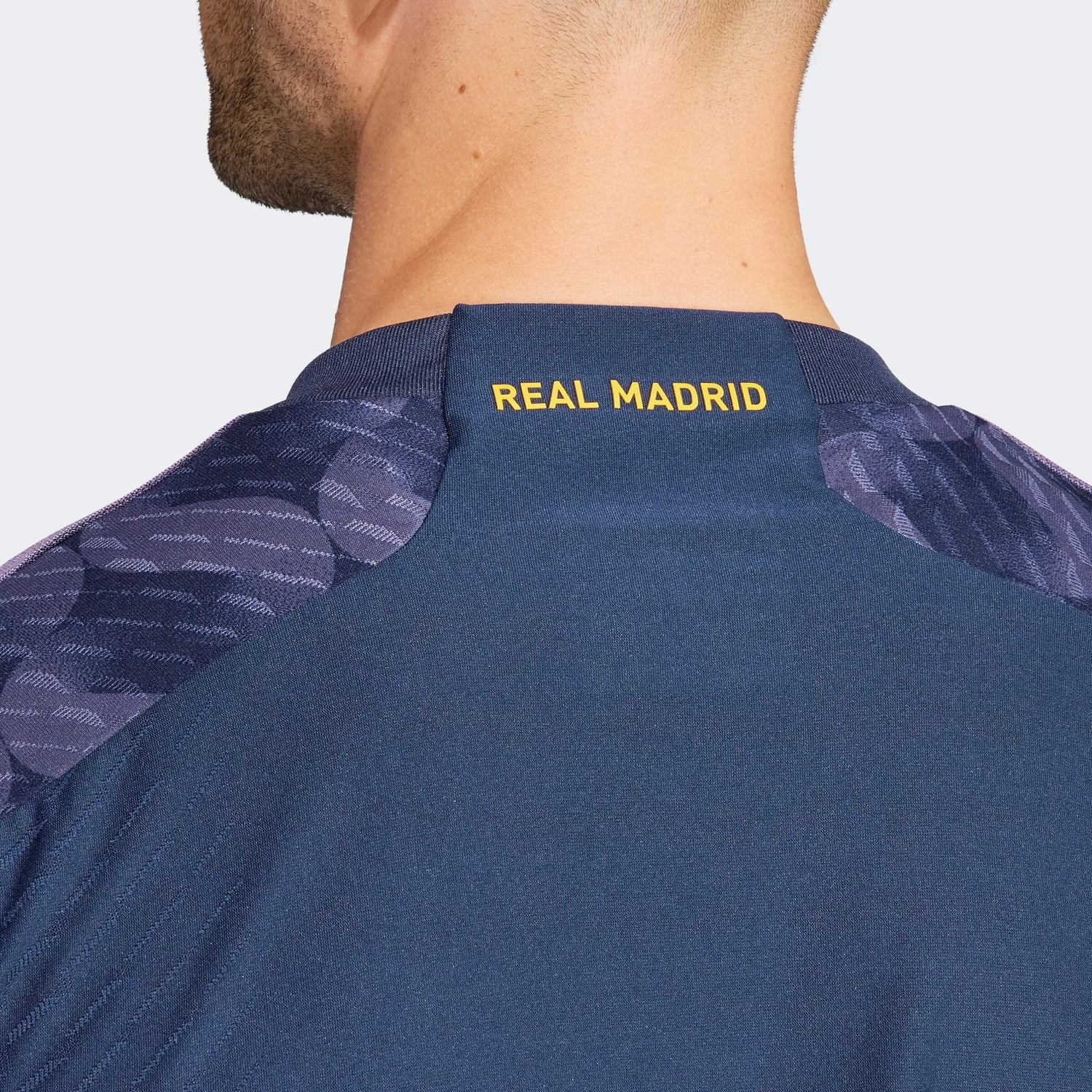 adidas 2023-24 Real Madrid Men's Authentic Away Jersey (Detail 2)
