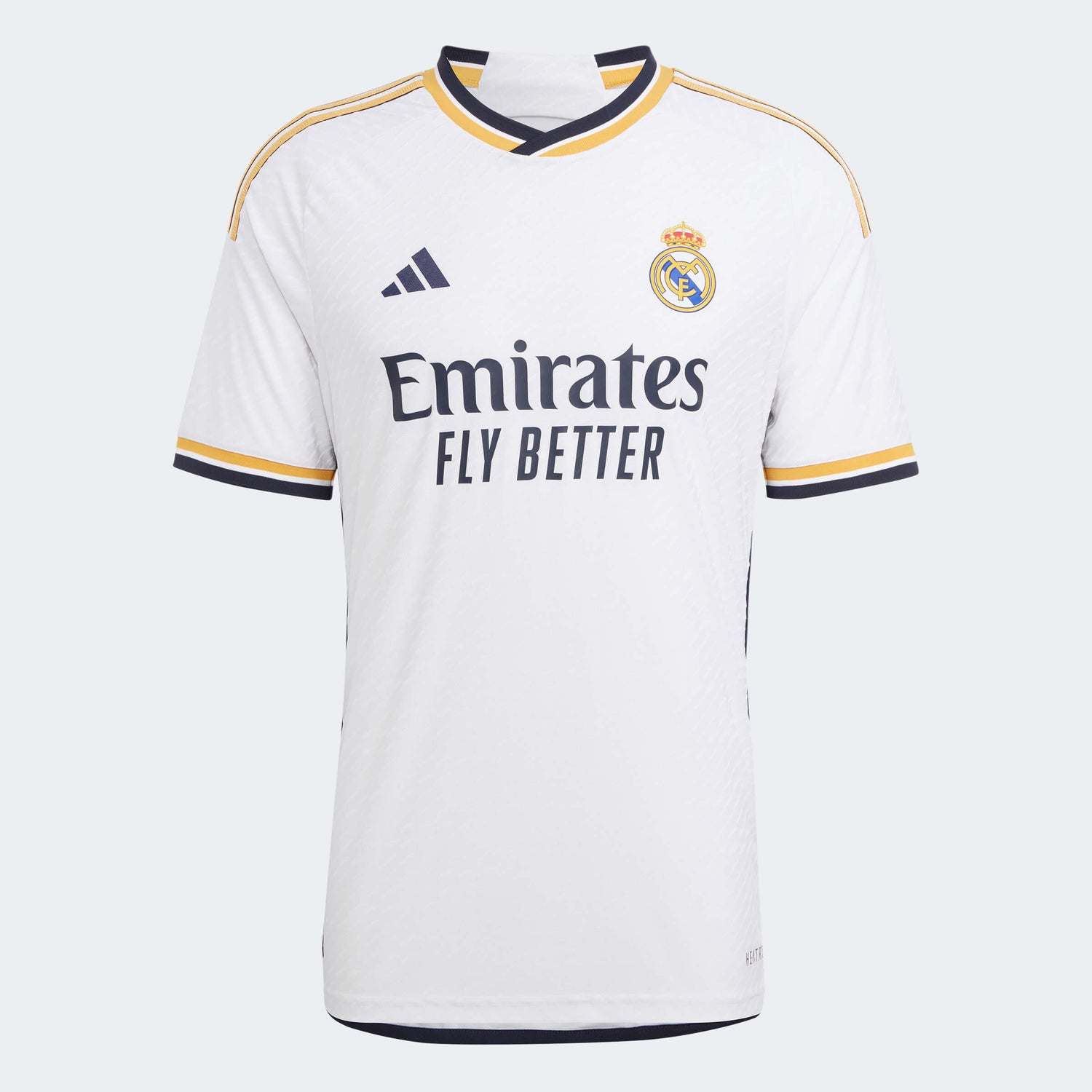 adidas 2023-24 Real Madrid Men's Authentic Match Home Jersey (Front)