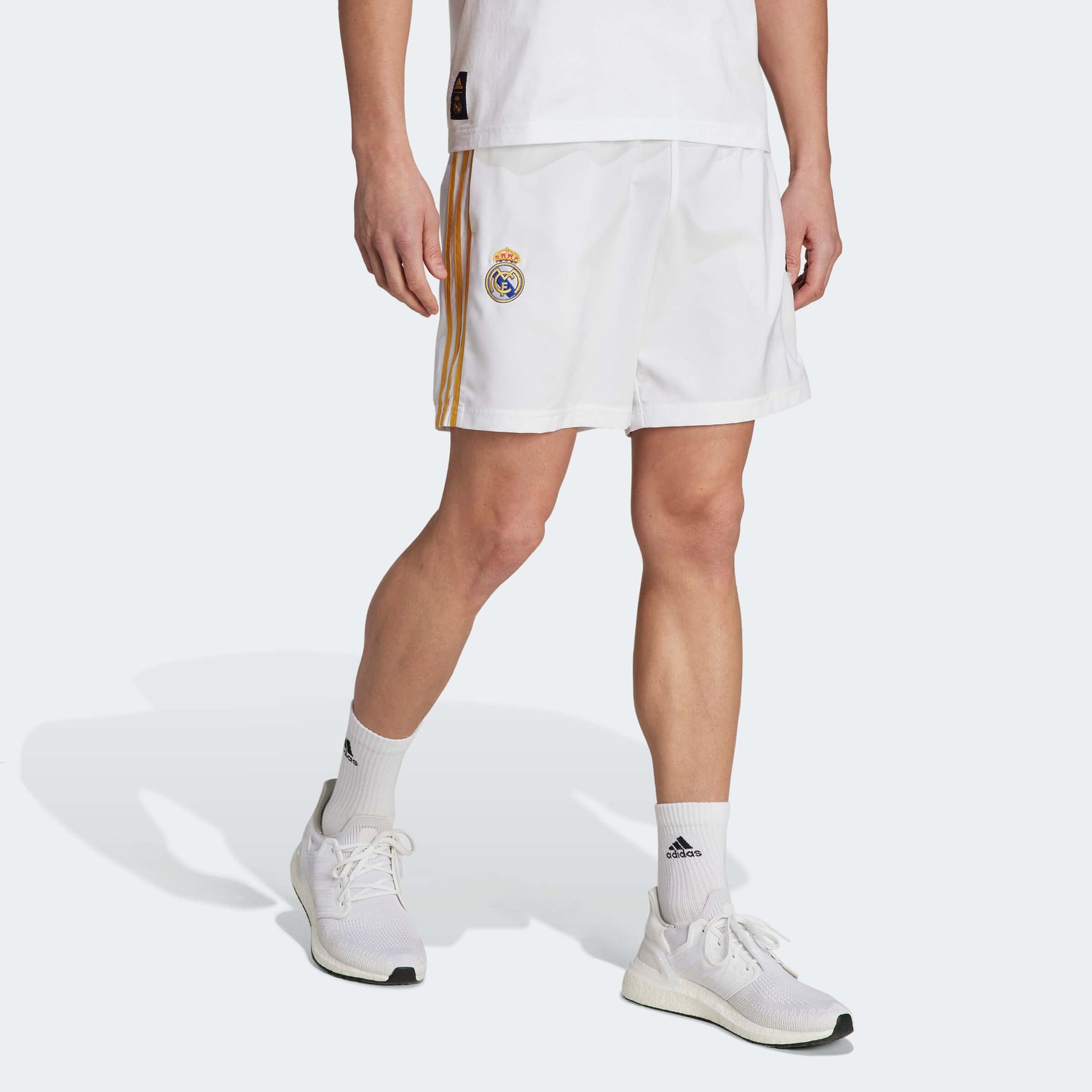 adidas 2023-24 Real Madrid Men's DNA Shorts (Model - Front)