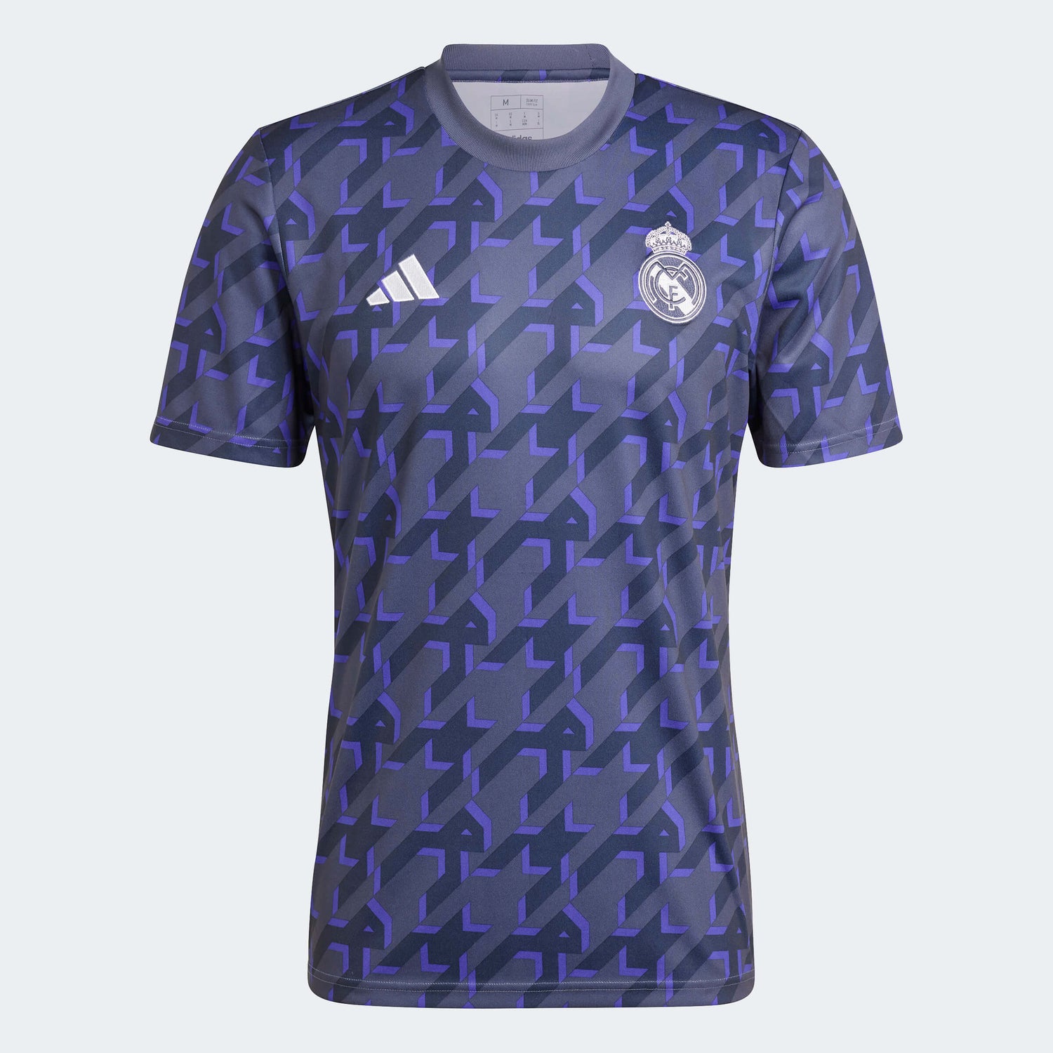 adidas 2023-24 Real Madrid Men's Pre-Match Jersey Shadow Navy (Front)