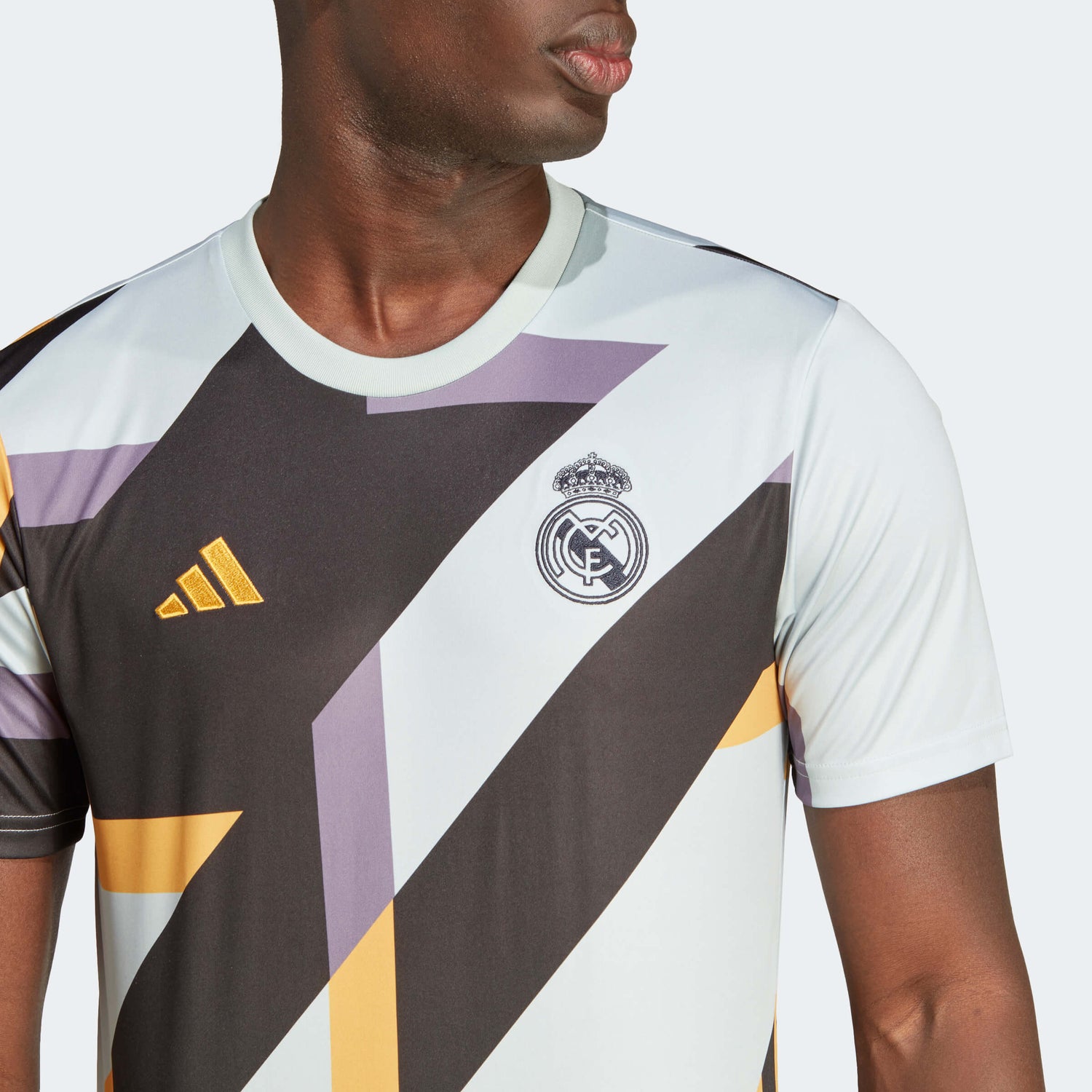 adidas 2023-24 Real Madrid Men's Pre-Match Jersey (Detail 1)