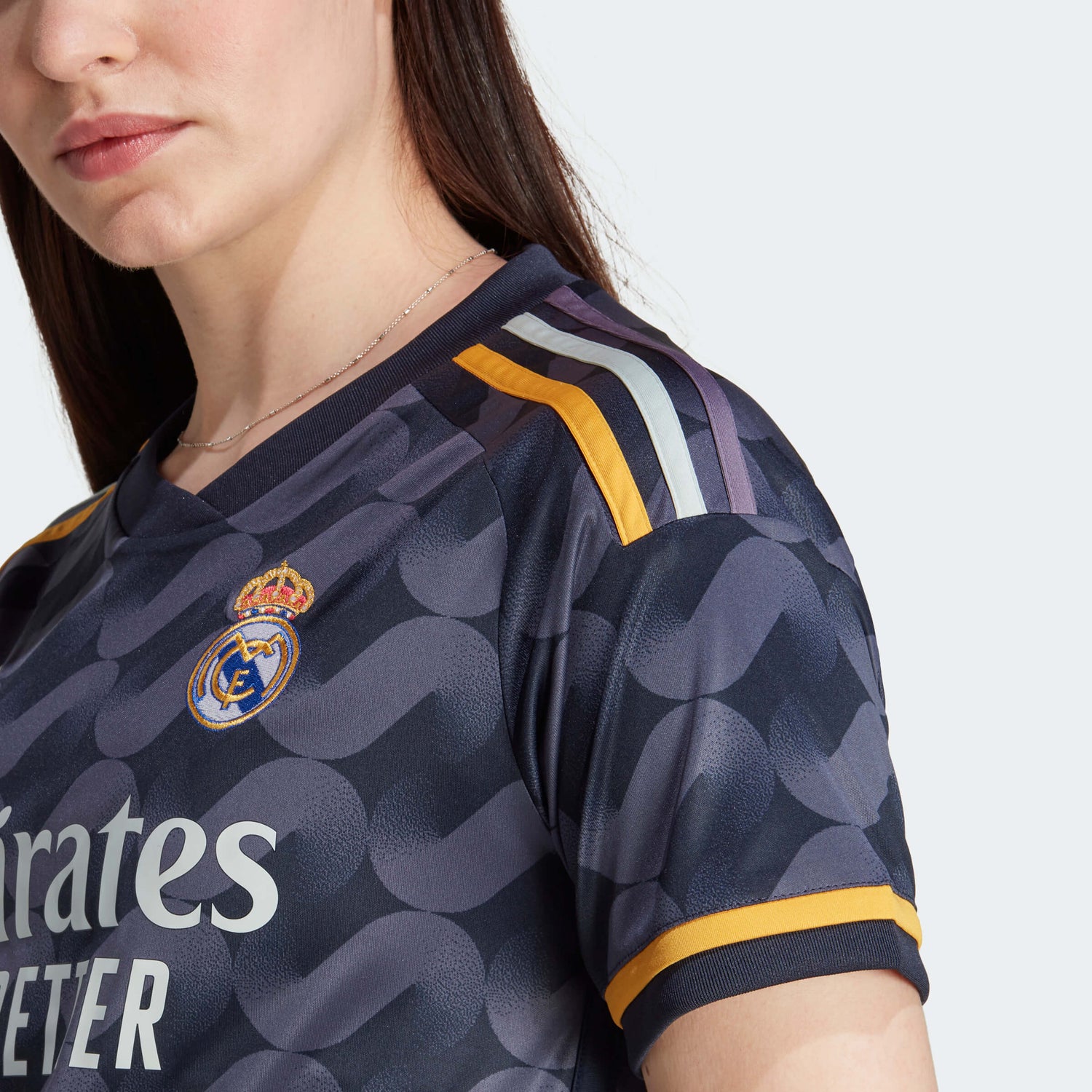 adidas 2023-24 Real Madrid Women's Away Jersey (Detail 2)