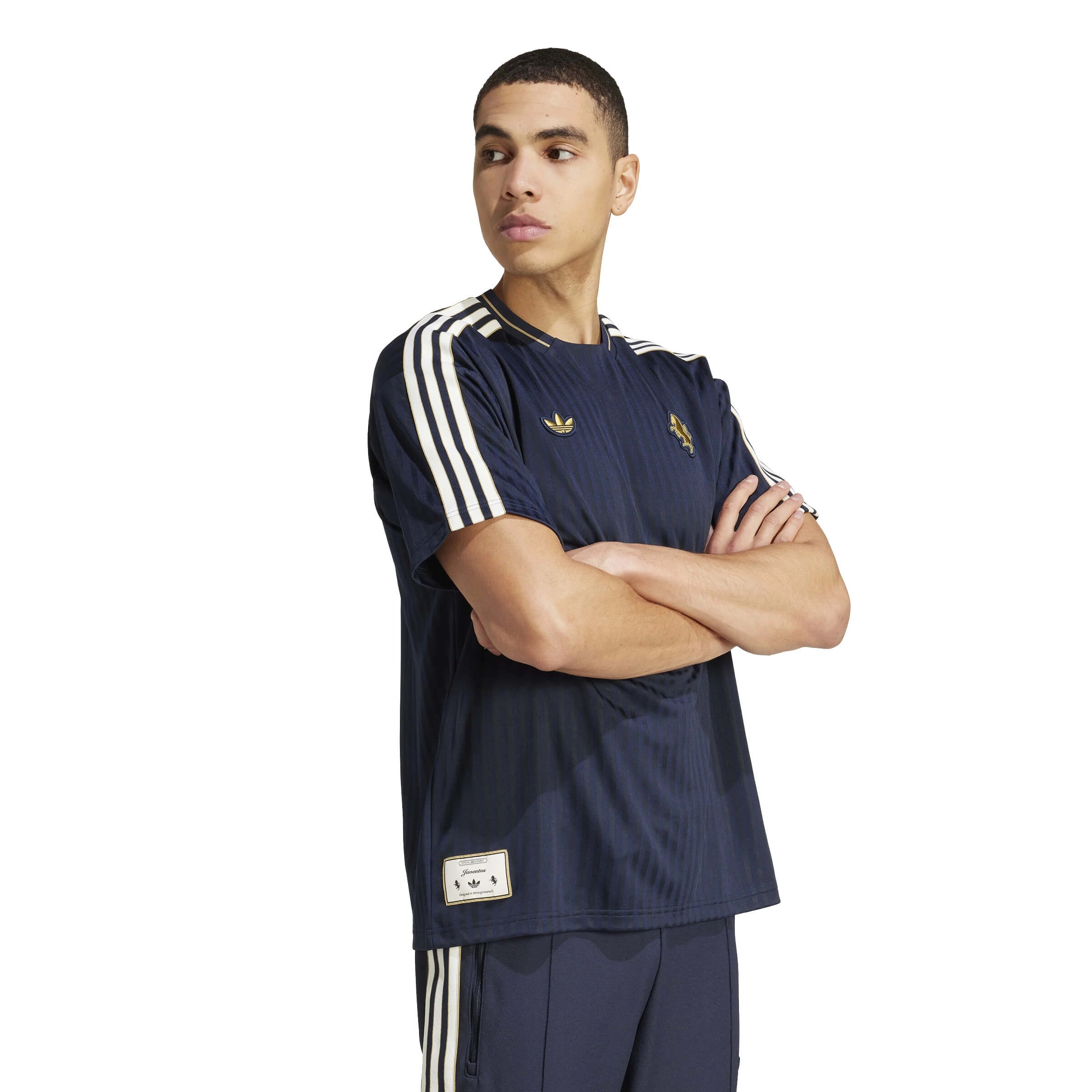 adidas 2024-2025 Juventus Mens Icon Soccer Jersey (Model - Side)