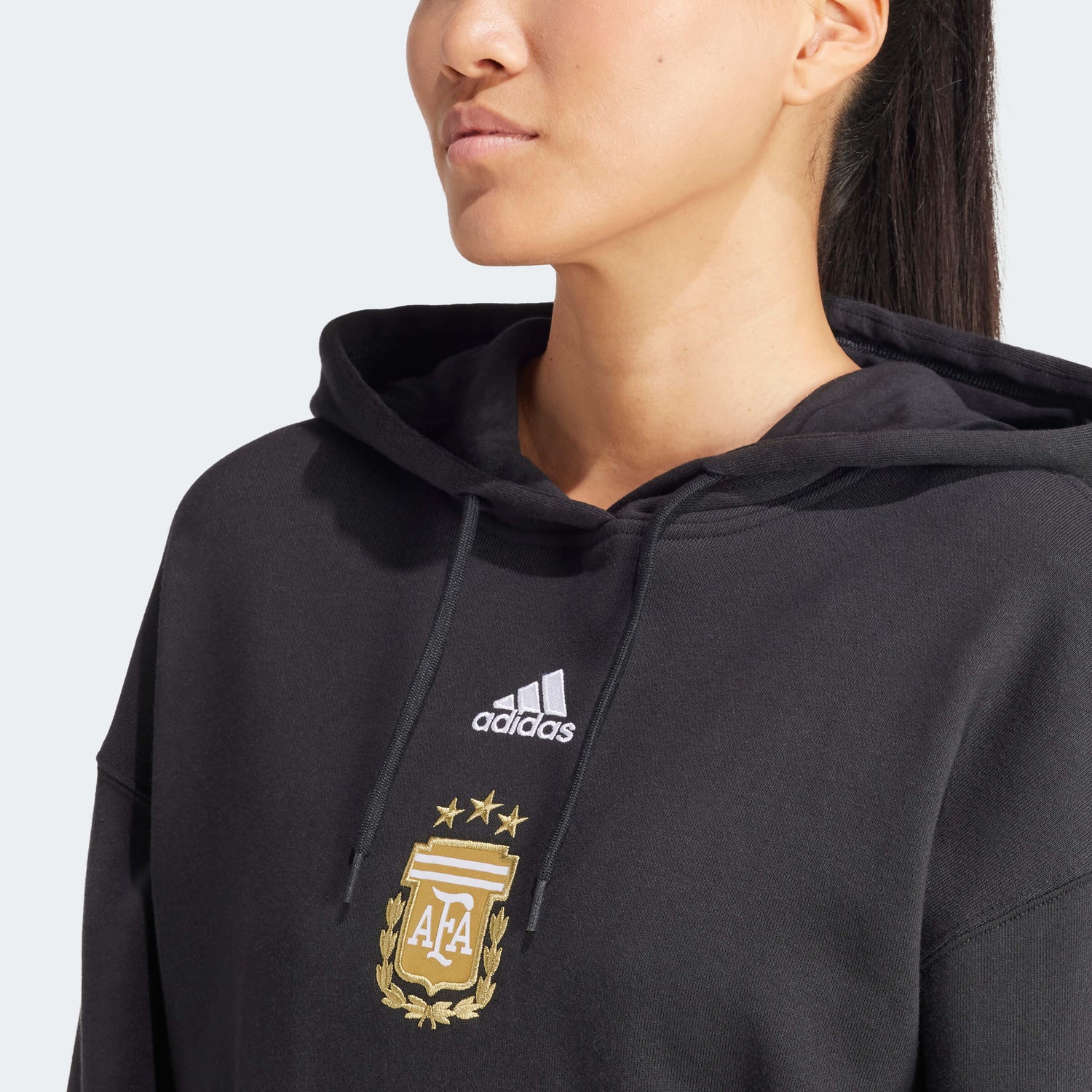 adidas 2024-25 Argentina Women's Hoodie (Detail 1)