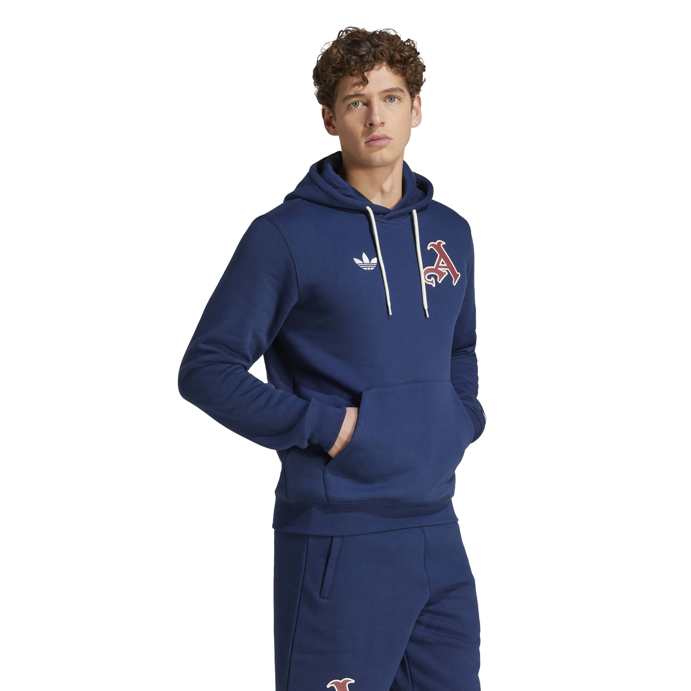 adidas 2024-25 Arsenal Men's VRCT Hoodie (Model - Side)