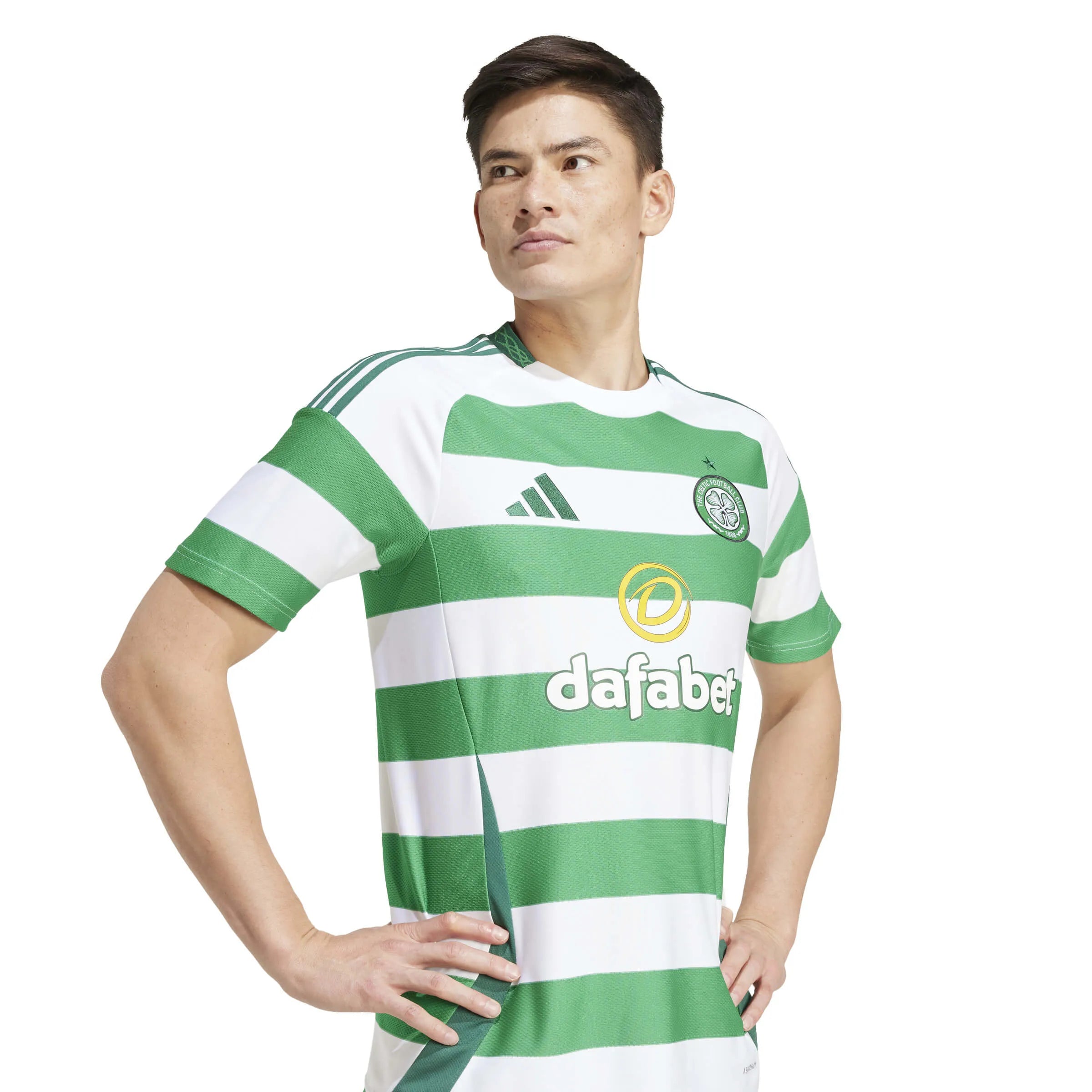 adidas 2024-25 Celtic Men's Stadium Home Jersey (Detail 1)