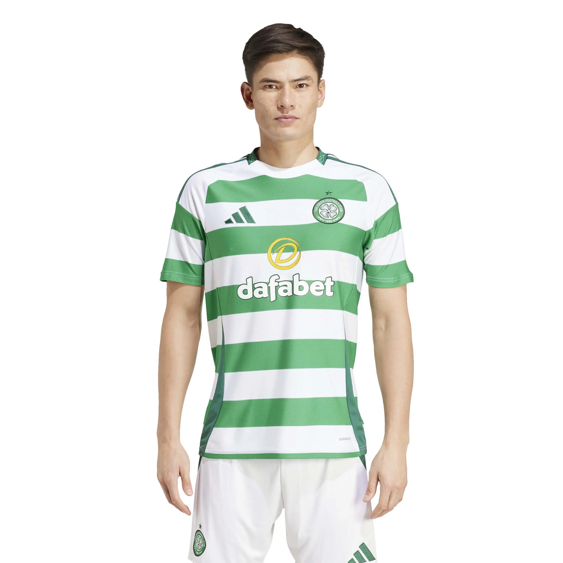 adidas 2024-25 Celtic Men's Stadium Home Jersey (Model - Front)