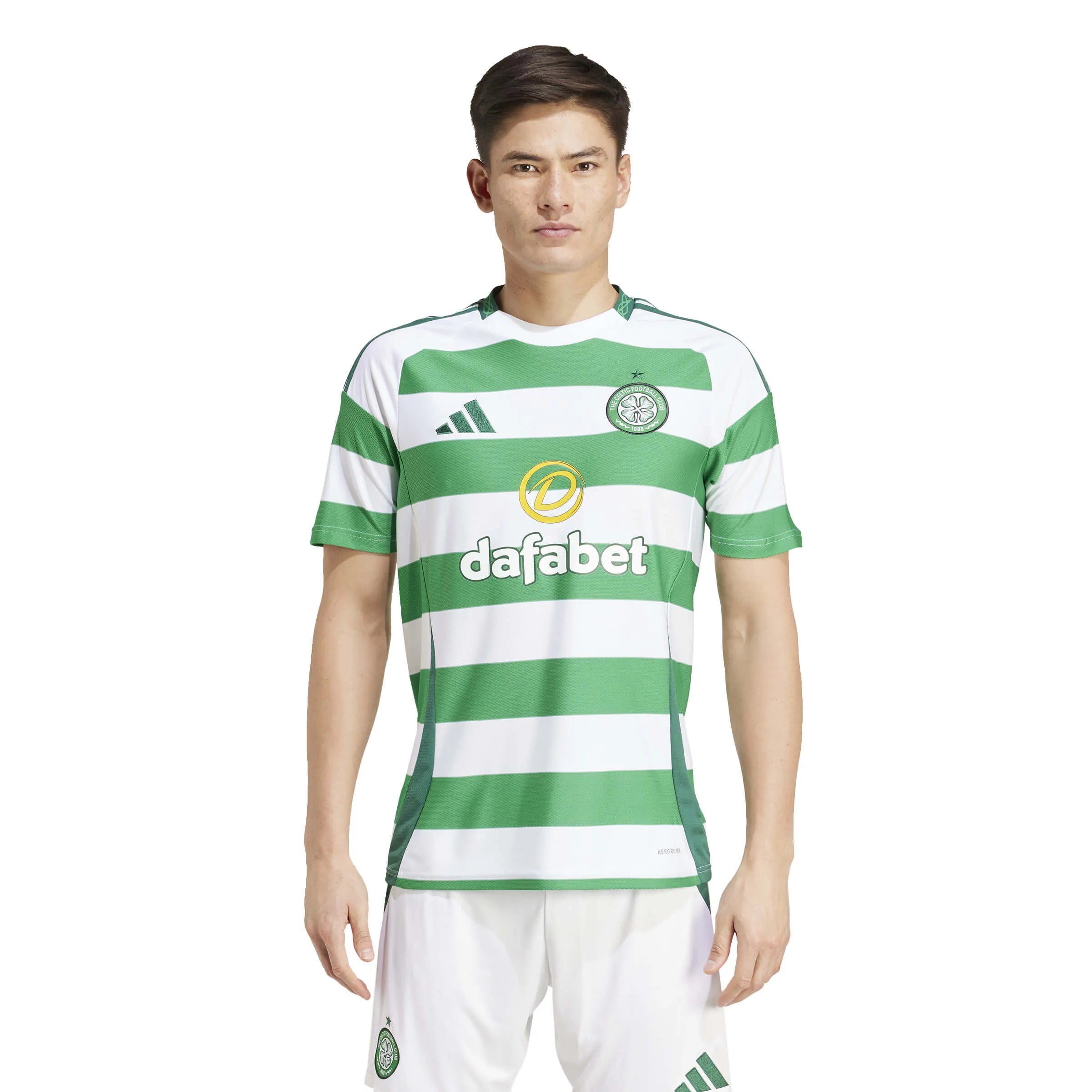adidas 2024-25 Celtic Men's Stadium Home Jersey (Model - Front)