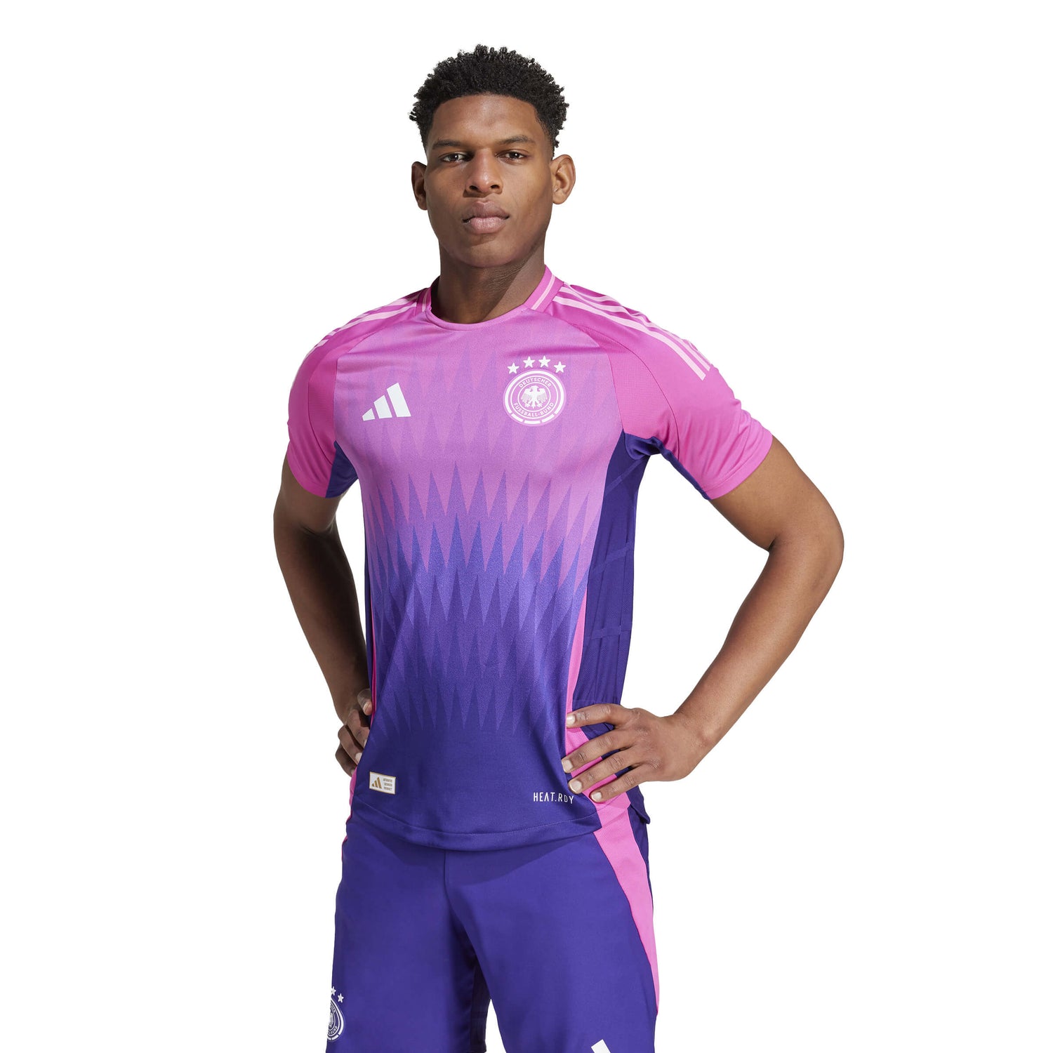 adidas 2024-25 Germany Men's Authentic Away Jersey (Model - Front)