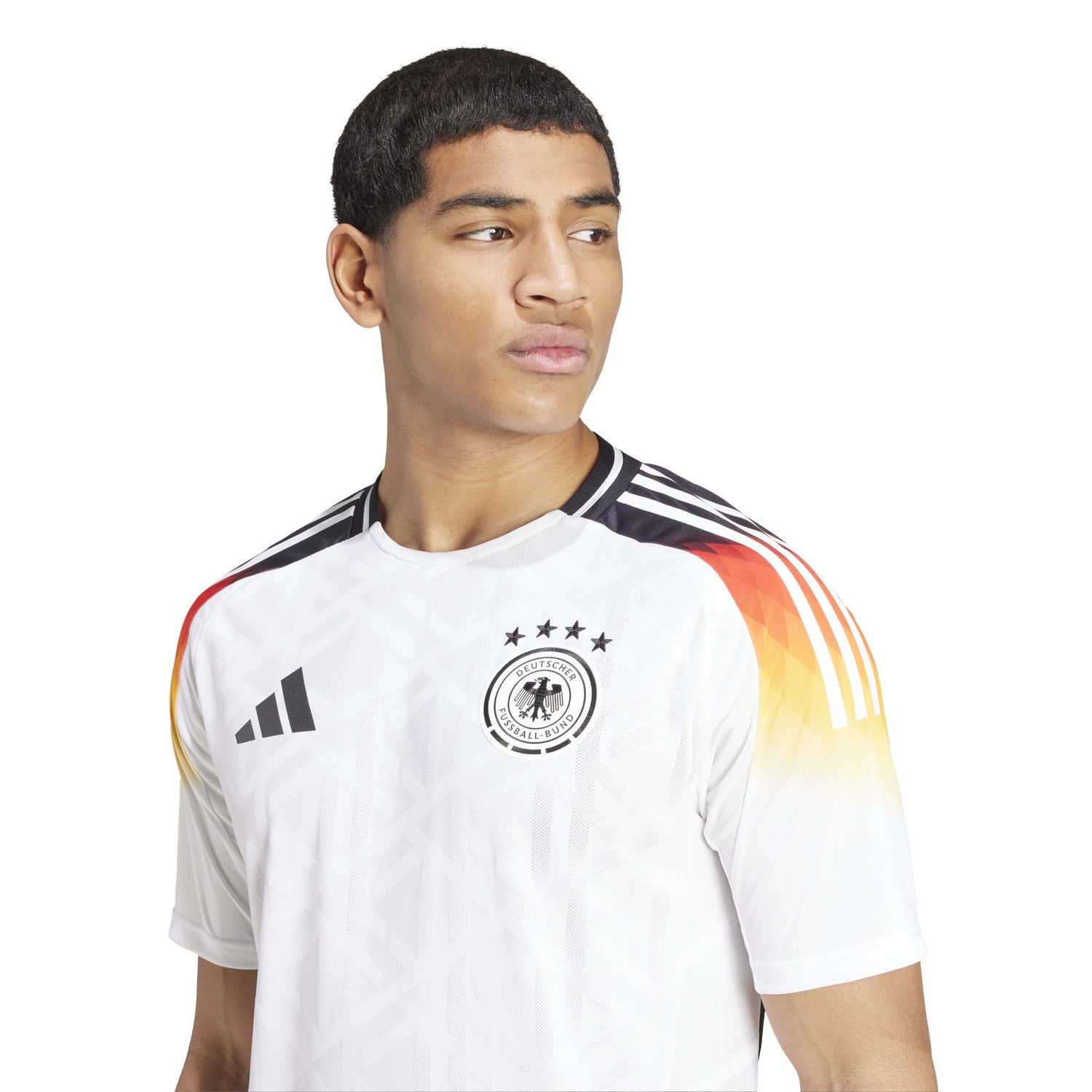 adidas 2024-25 Germany Men's Authentic Home Jersey (Detail 1)