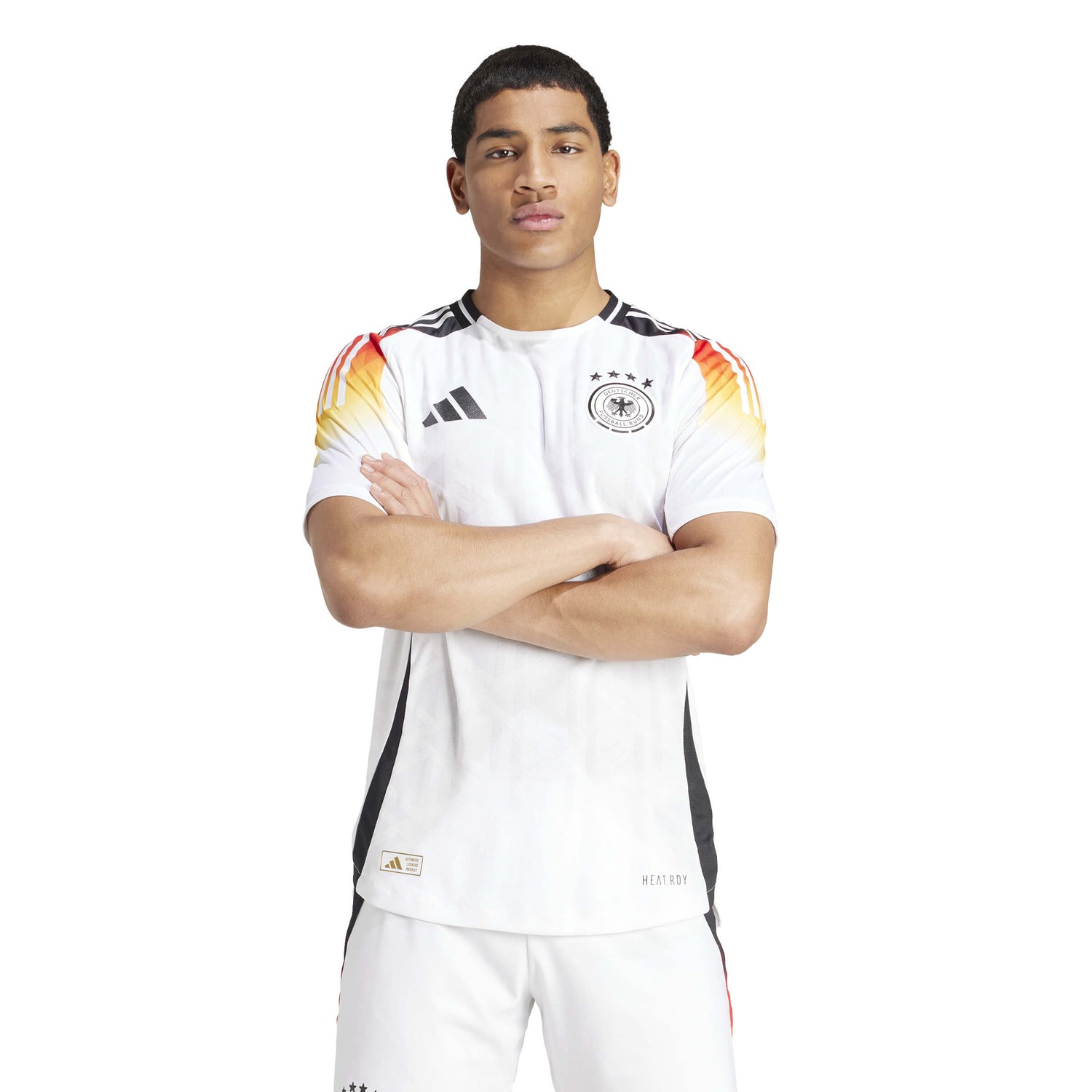 adidas 2024-25 Germany Men's Authentic Home Jersey (Model - Front)