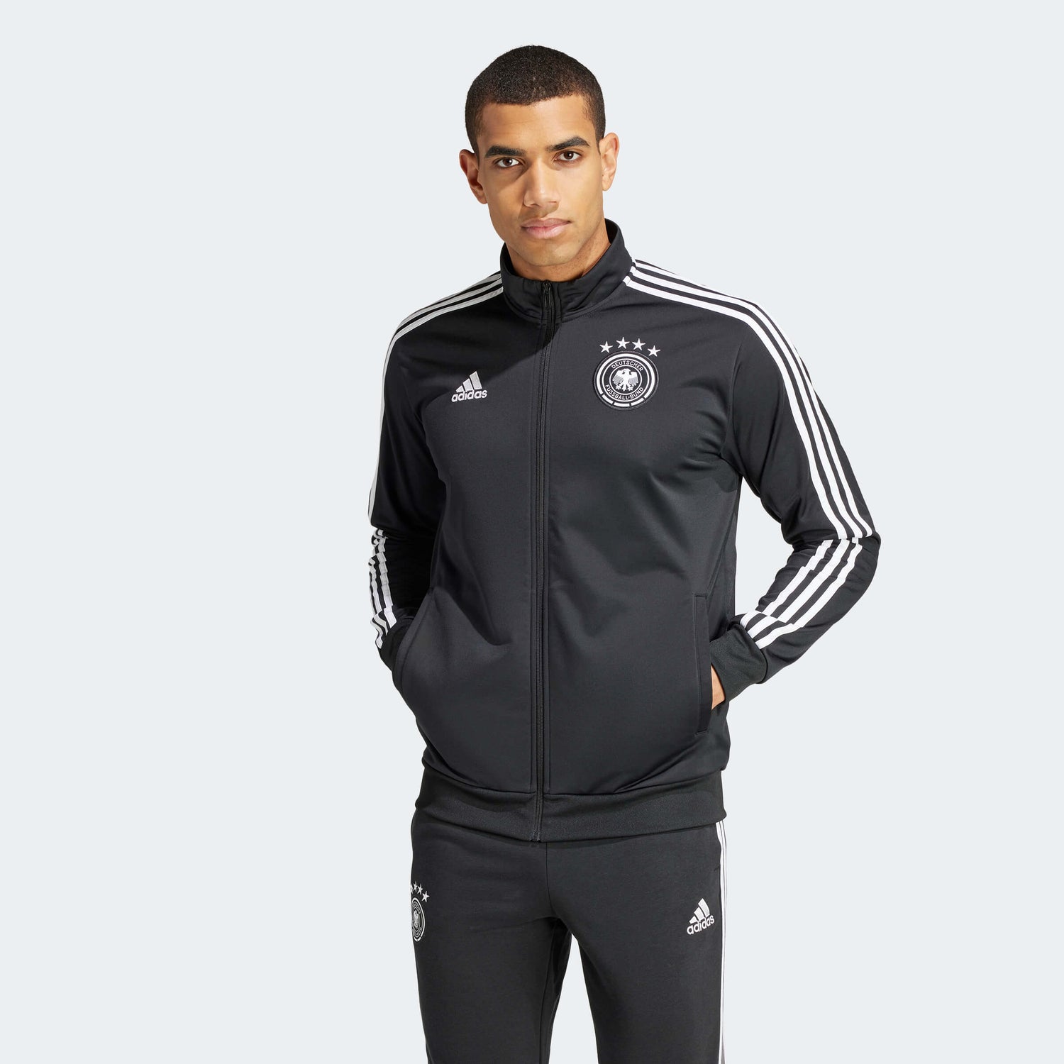adidas 2024-25 Germany Men's DNA Track Top (Model - Front)