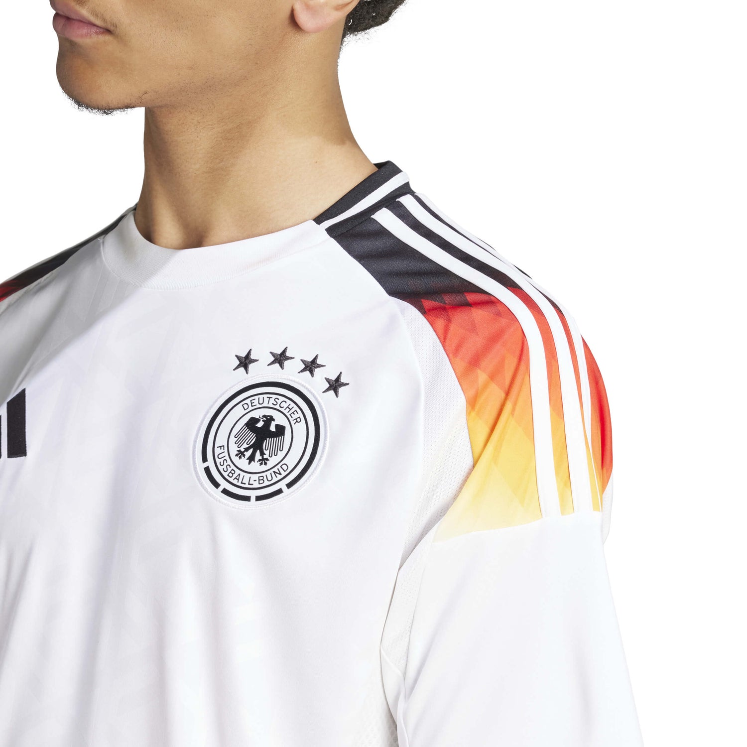 adidas 2024-25 Germany Men's Stadium Home Jersey (Detail 1)
