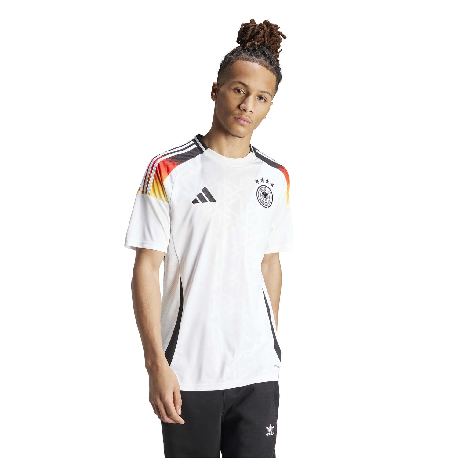 adidas 2024-25 Germany Men's Stadium Home Jersey (Model - Front)