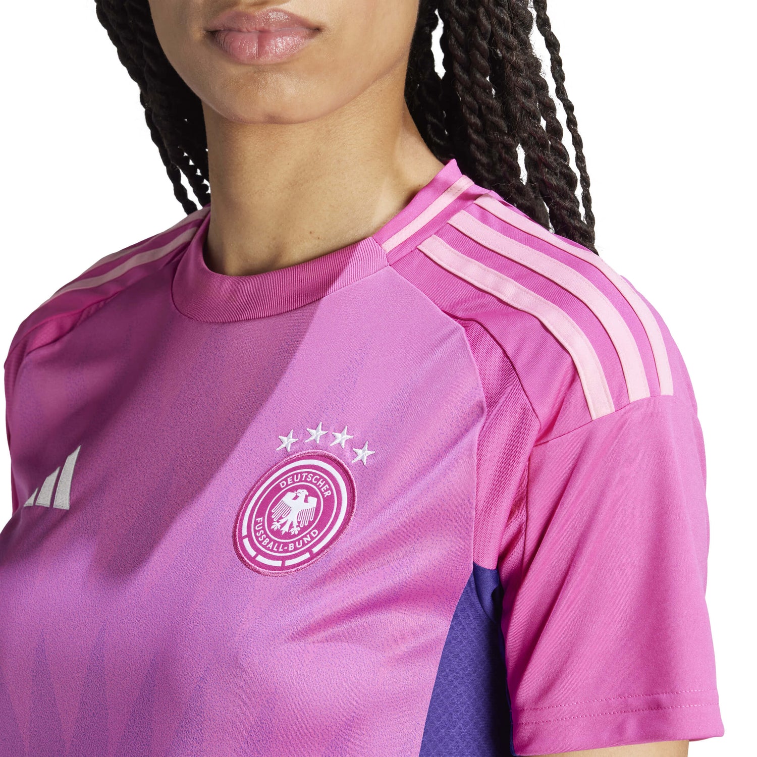 adidas 2024-25 Germany Women's Stadium Away Jersey (Detail 1)