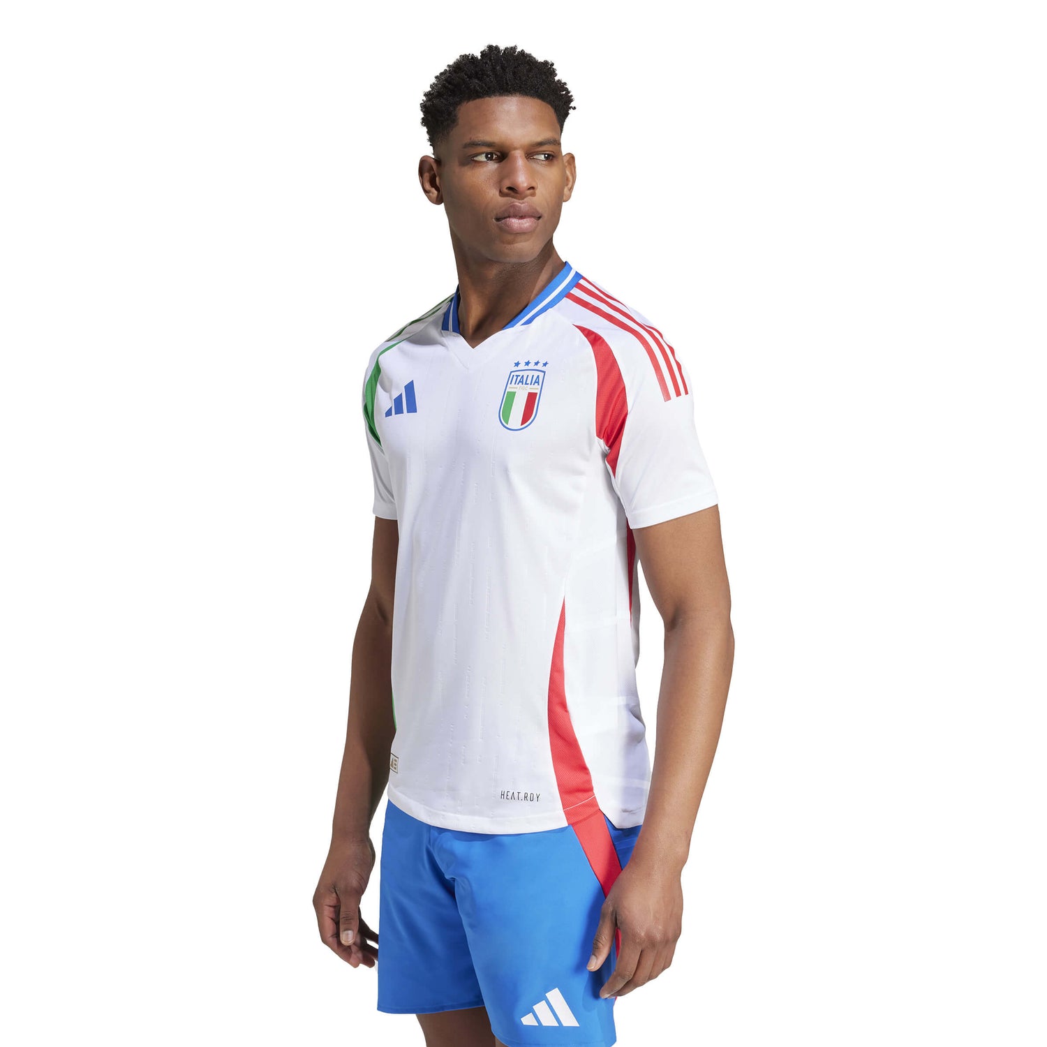 adidas 2024-25 Italy Men's Authentic Away Jersey (Model - Front)