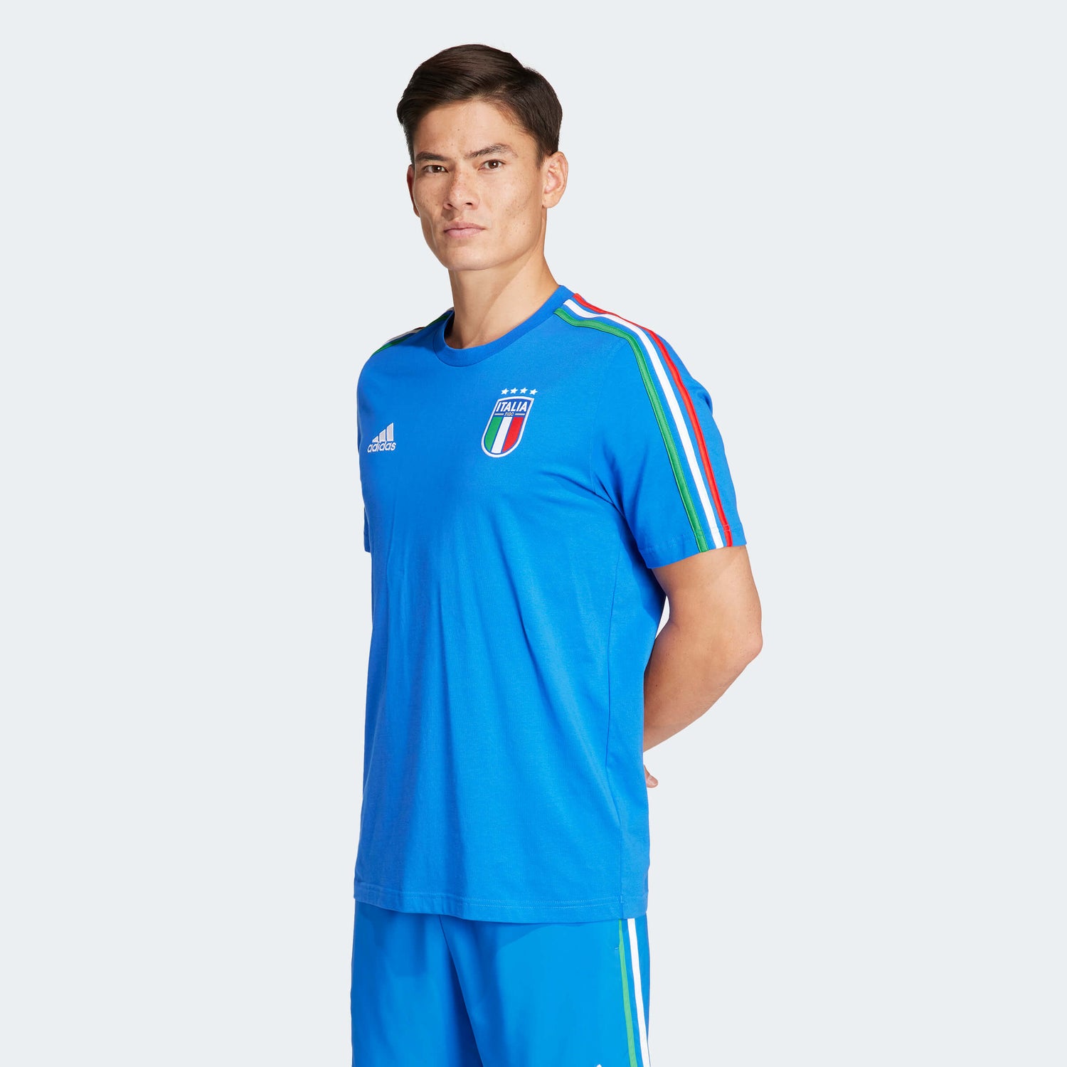 adidas 2024-25 Italy Men's DNA Tee (Model - Front)
