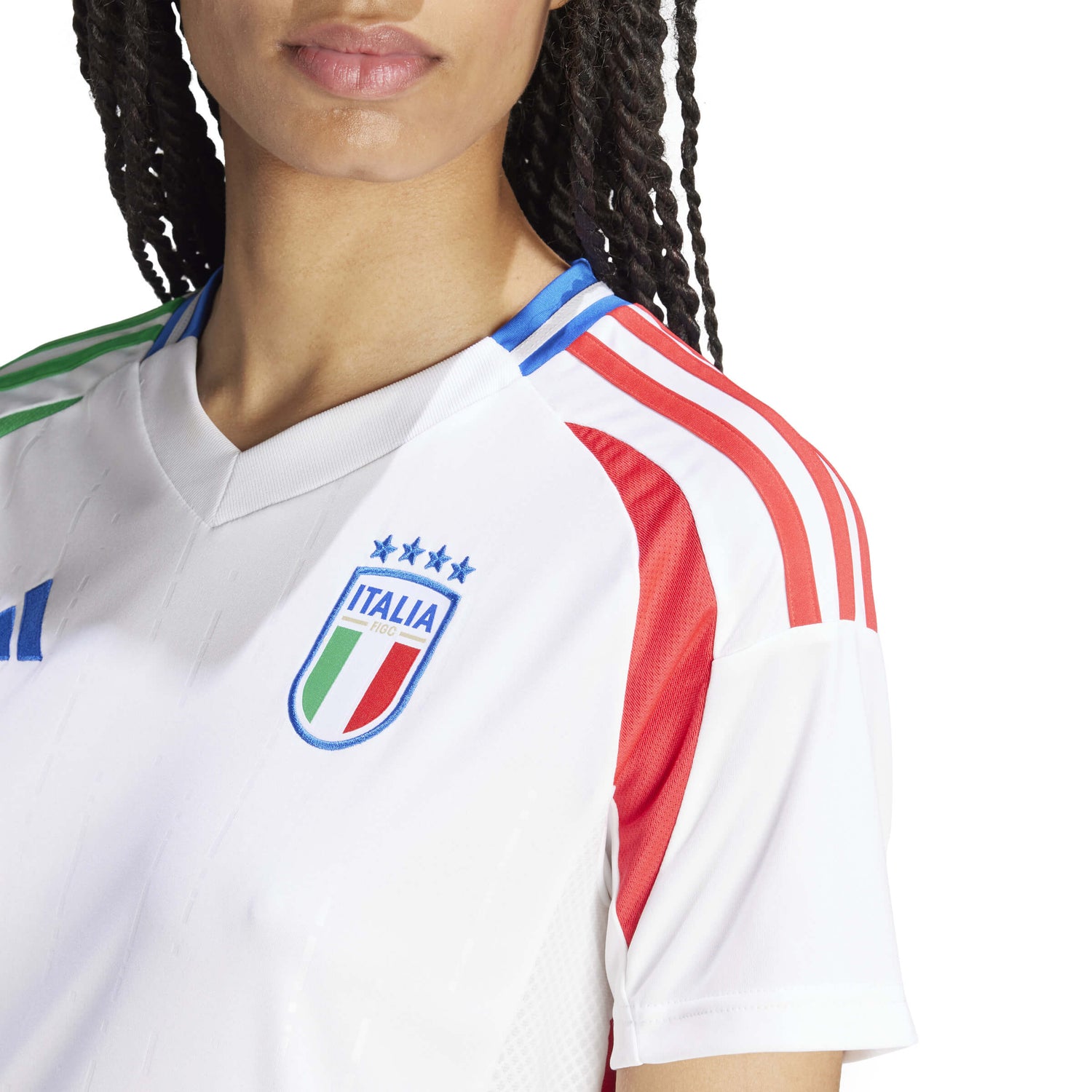 adidas 2024-25 Italy Women's Away Jersey (Detail 1)