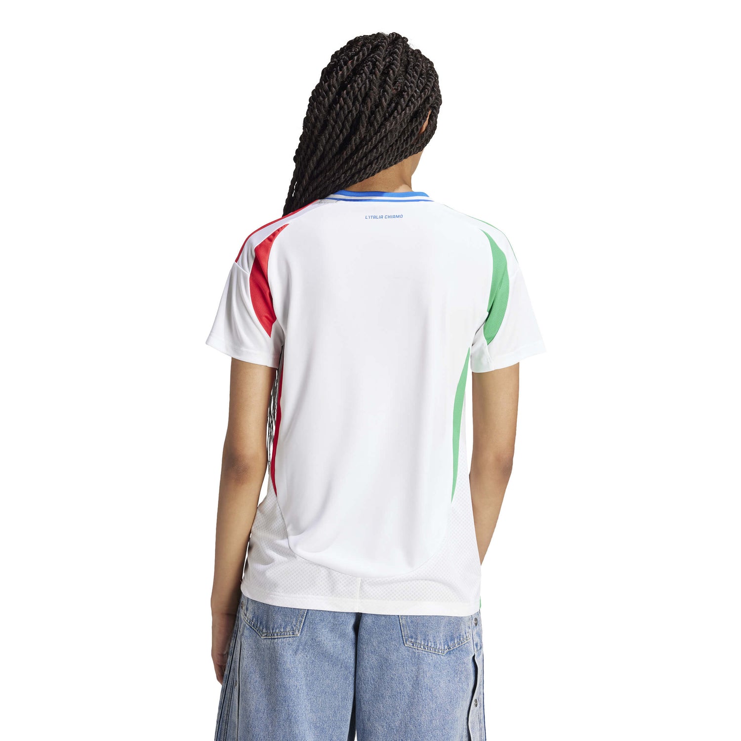 adidas 2024-25 Italy Women's Away Jersey (Model - Back)