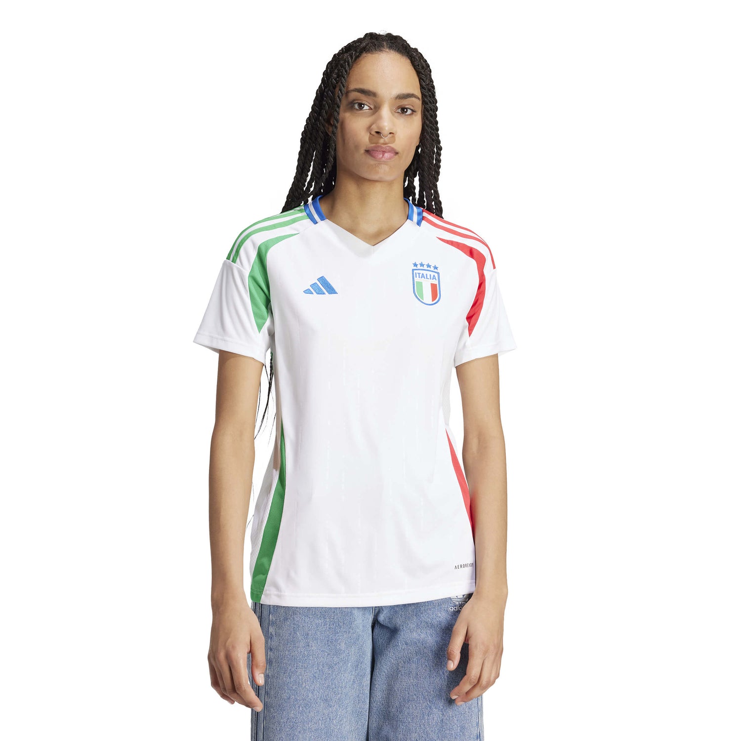 adidas 2024-25 Italy Women's Away Jersey (Model - Front)