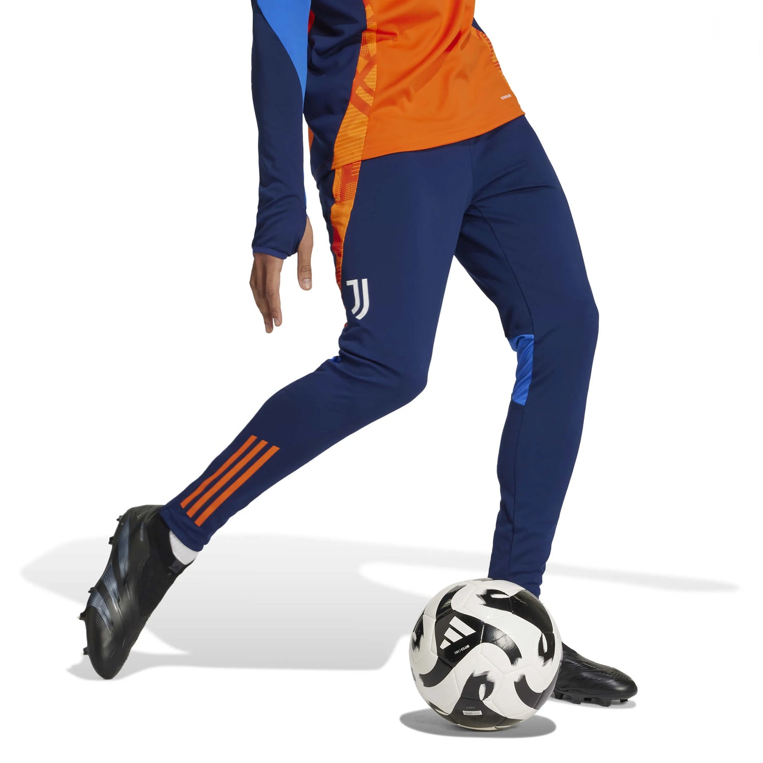 adidas 2024-25 Juventus Men's Tiro 24 Competition Traveling Pants (Model - Side)