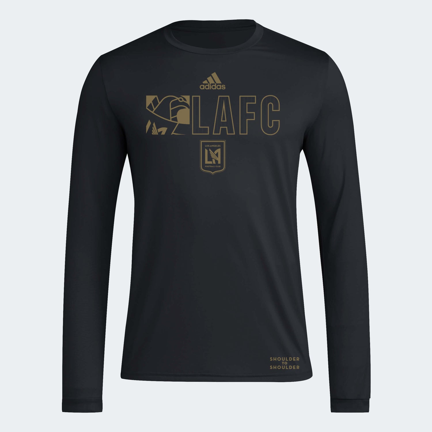 adidas 2024-25 LAFC Men's LS Pre-Game Tee (Front)