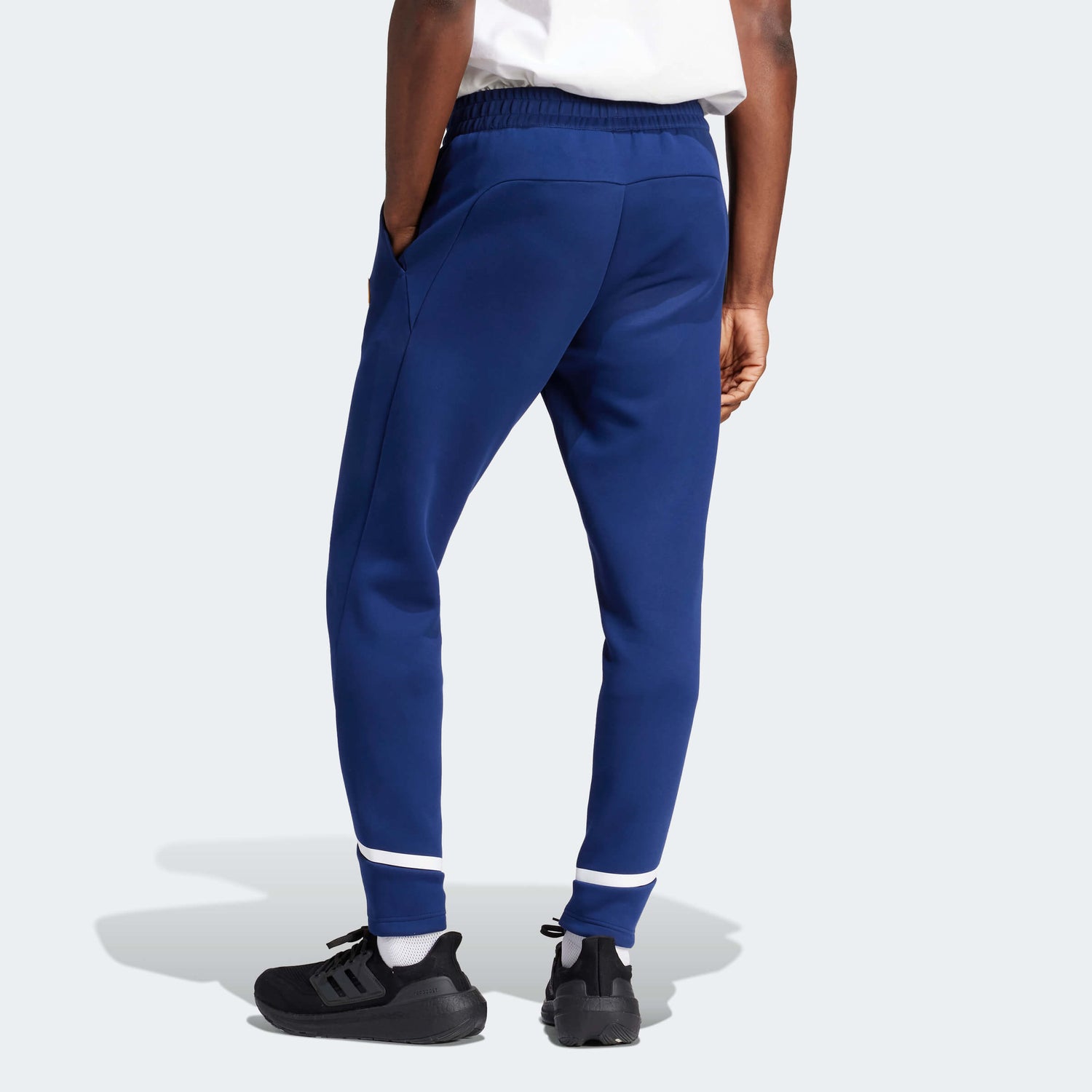 adidas 2024-25 LA Galaxy Men's Designed For Gameday Travel Pants (Model - Back)
