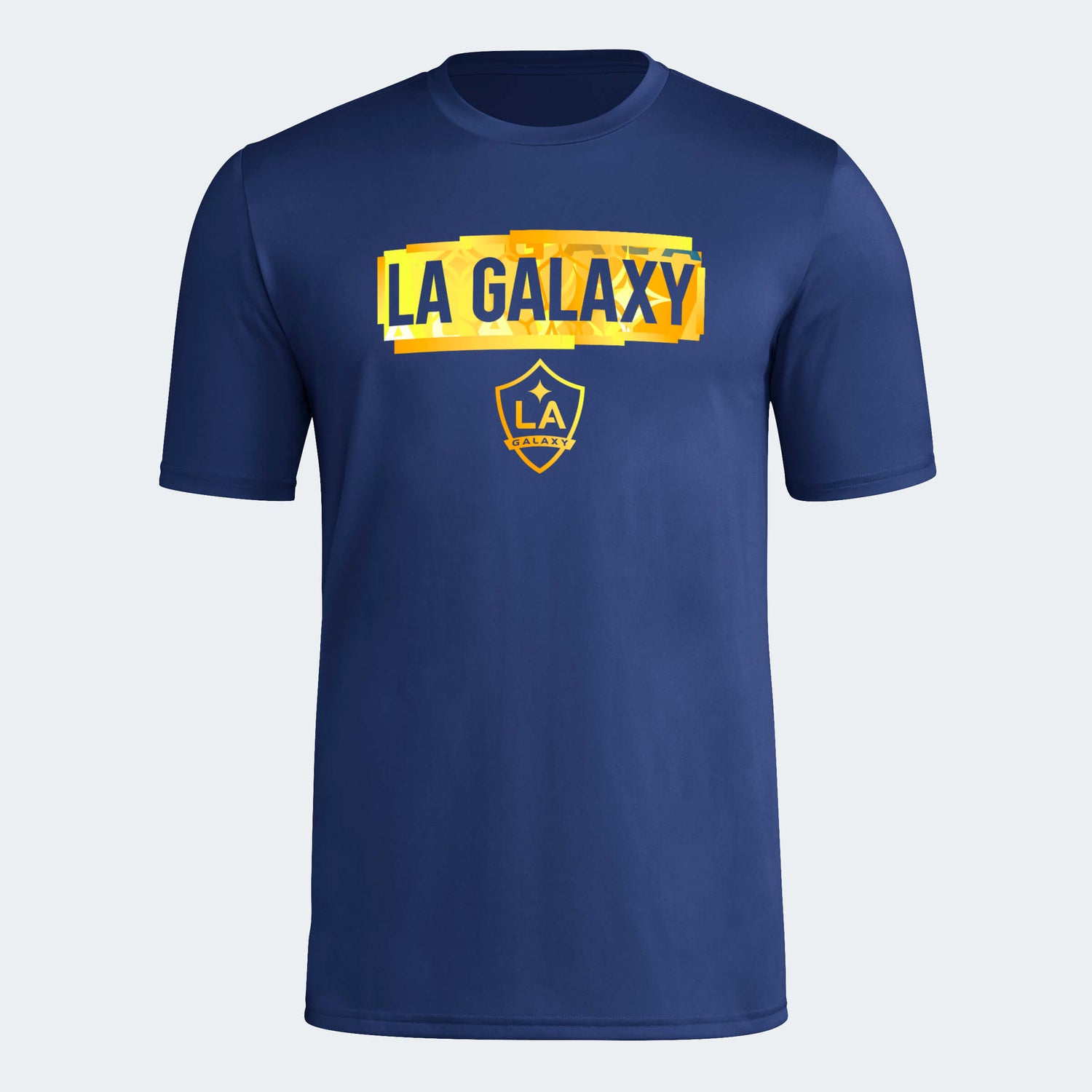 adidas 2024-25 LA Galaxy Men's Short-Sleeve Pre-Game Tee (Front)