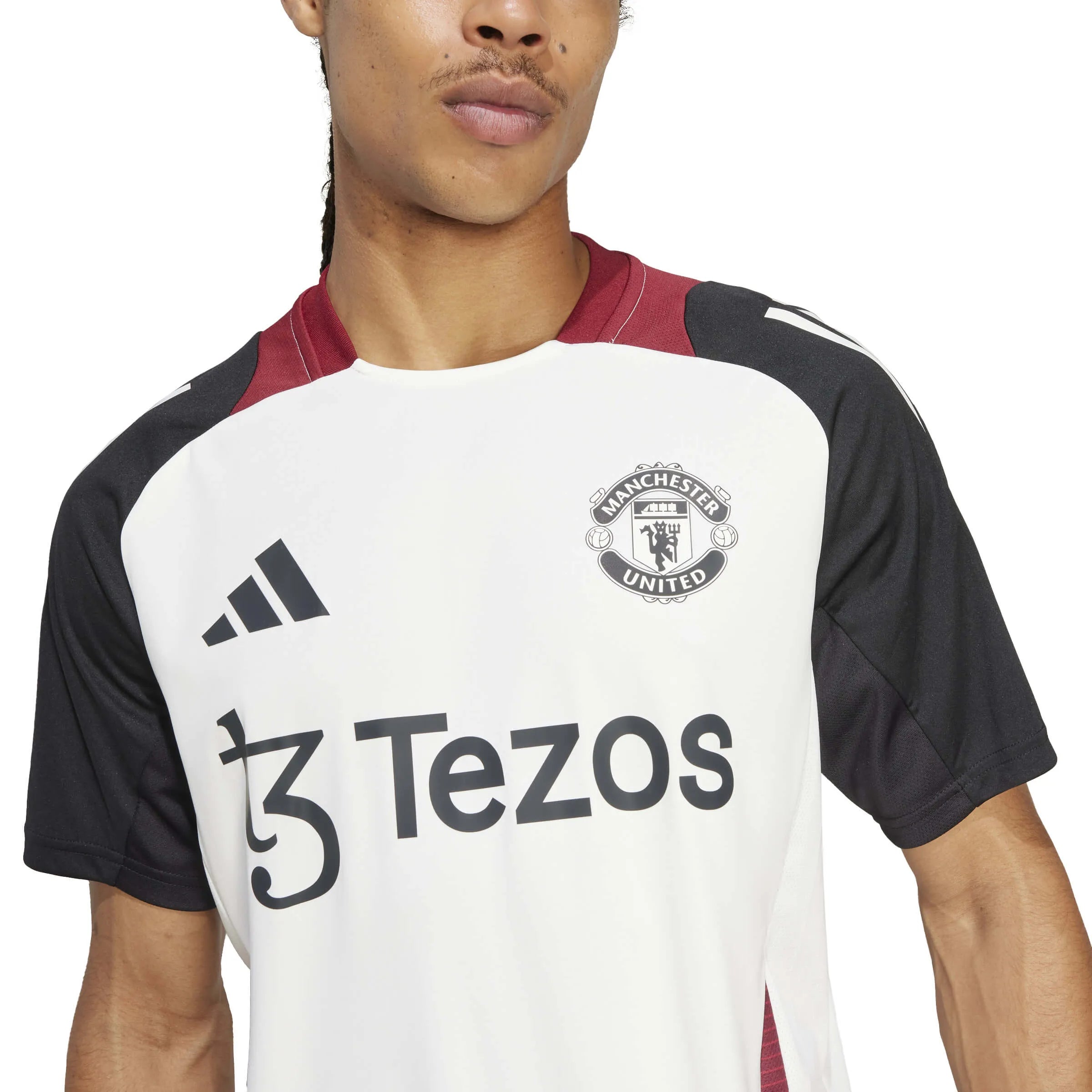 adidas 2024-25 Manchester United Men's Training Jersey (Detail 1)