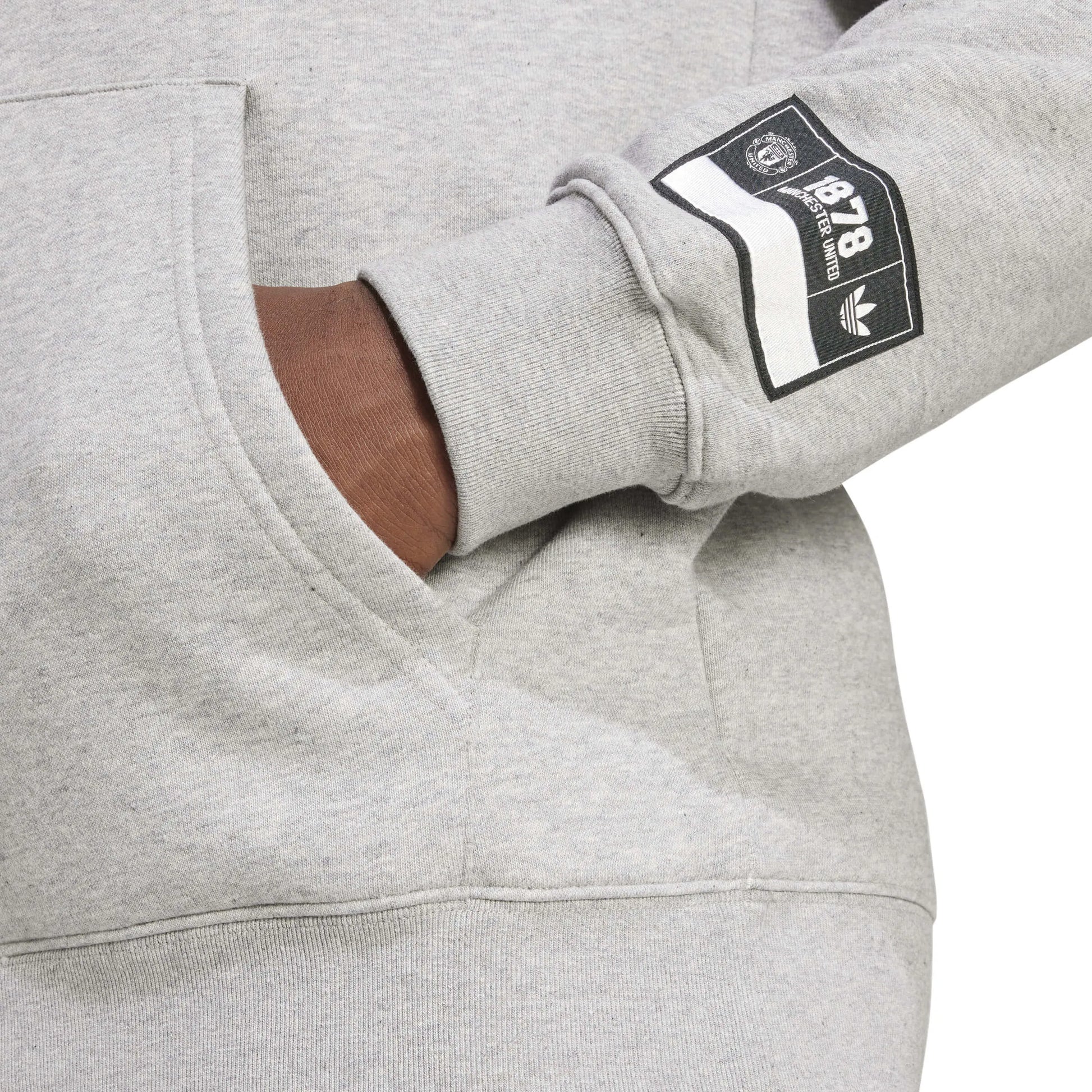 adidas 2024-25 Manchester United Men's VRCT Hoodie (Detail 2)