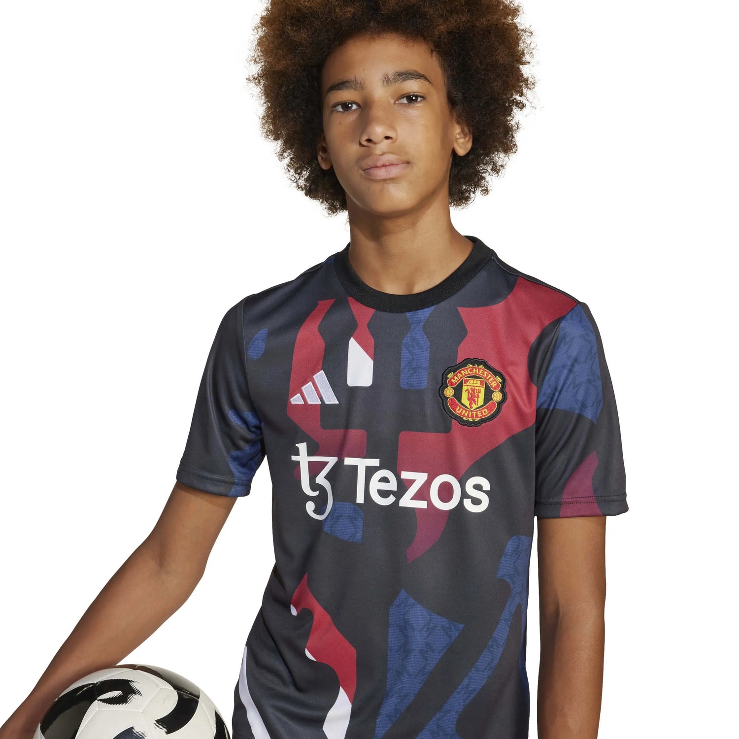 adidas 2024-25 Manchester United Youth Pre-Match Jersey (Detail 1)