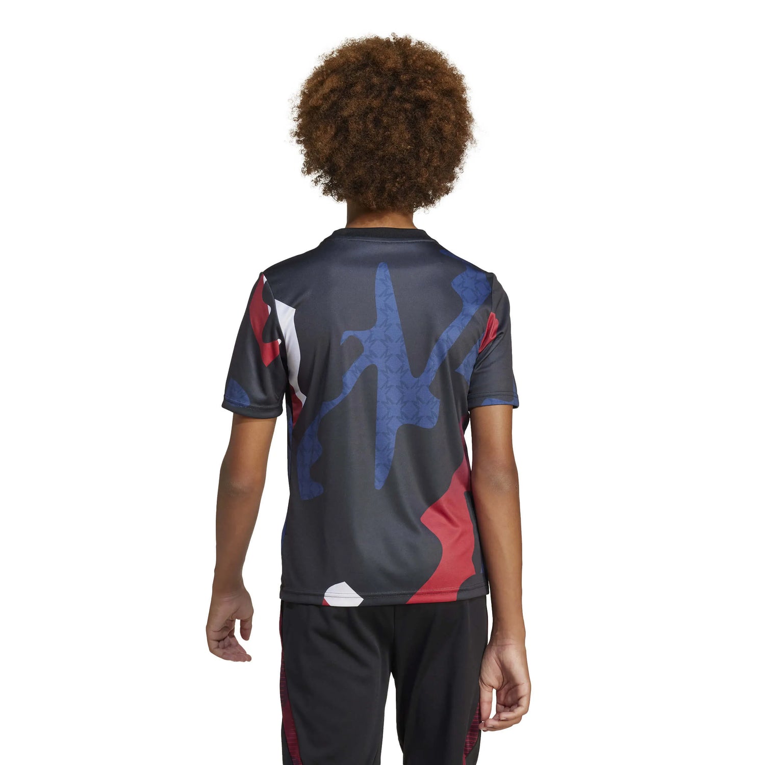 adidas 2024-25 Manchester United Youth Pre-Match Jersey (Model - Back)