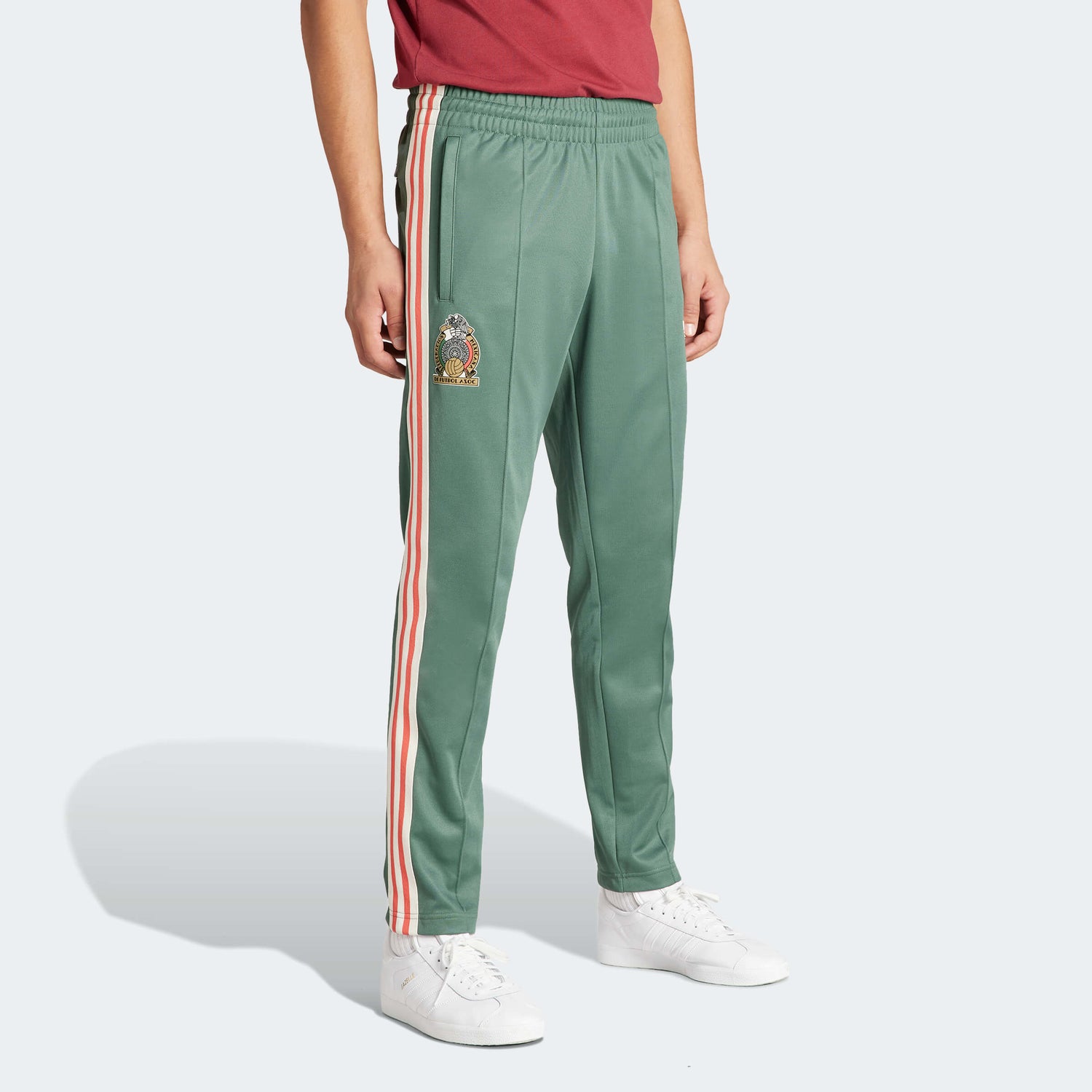 adidas 2024-25 Mexico Men's Beckenbauer Track Pants (Model - Front)